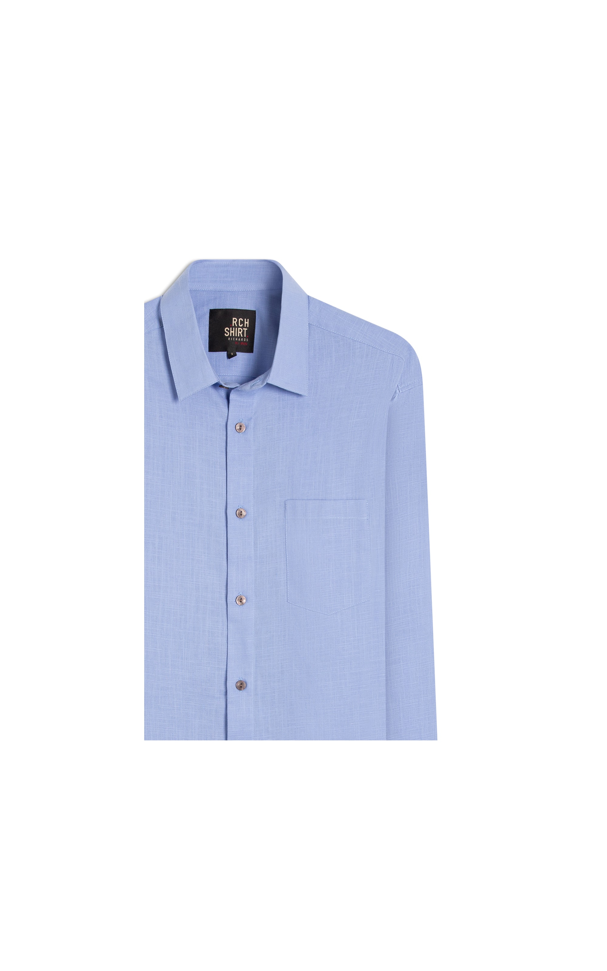 Camisa Biarritz Antonio Ml Azul Claro