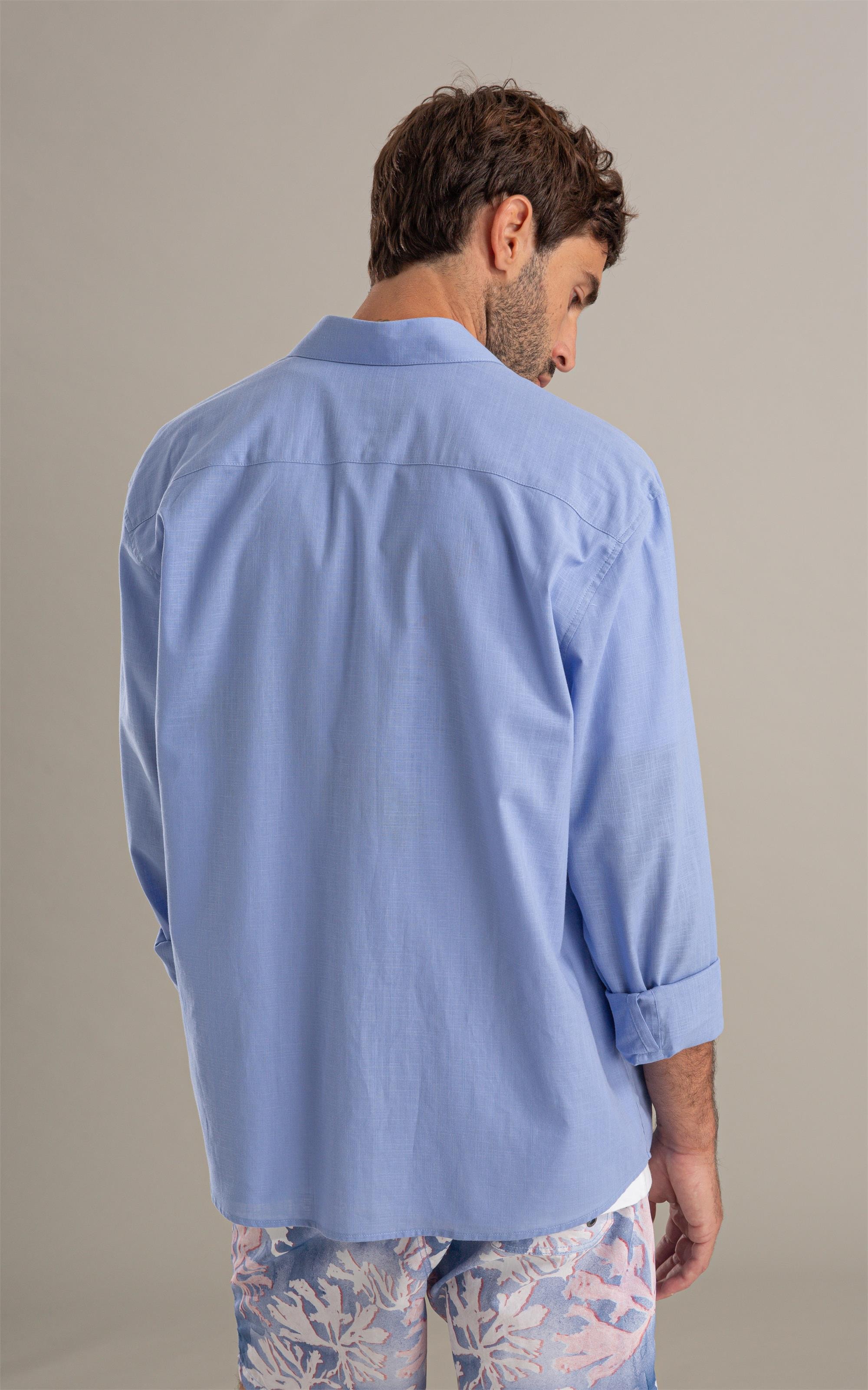 Camisa Biarritz Antonio Ml Azul Claro