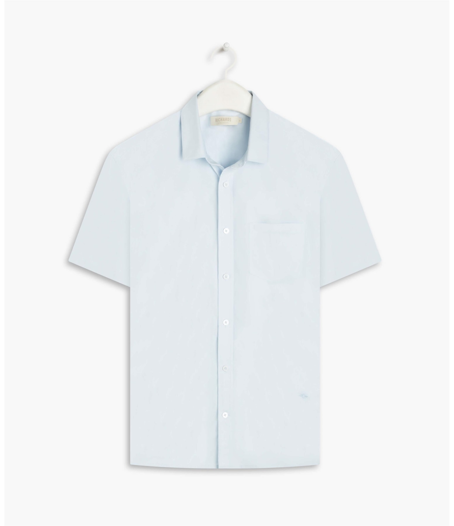 Camisa Bordeaux Stretch Mc Azul Claro