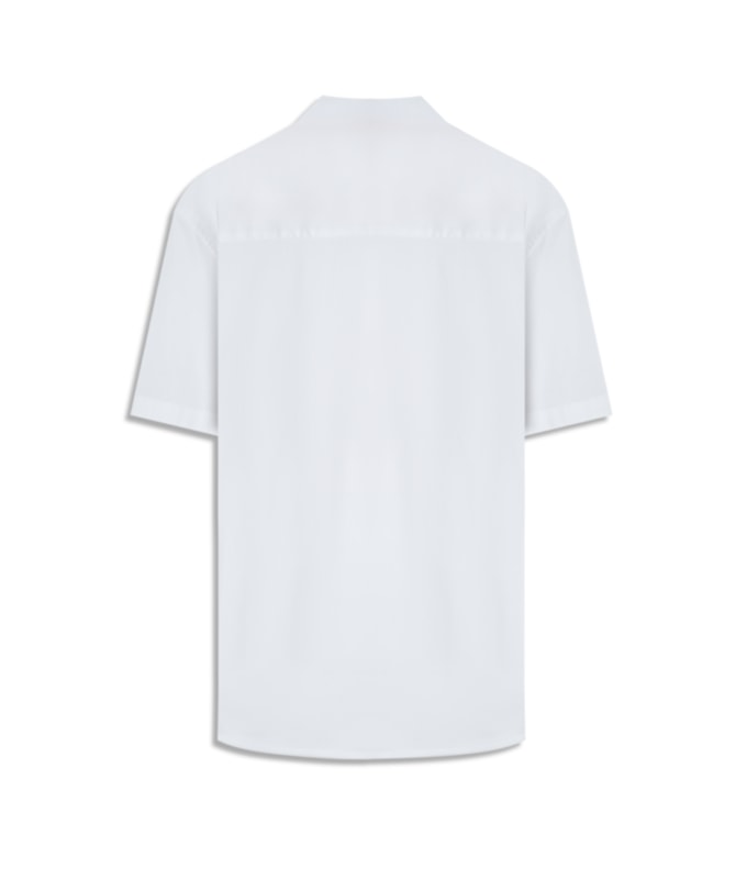 Camisa Bordeaux Stretch Mc Branco