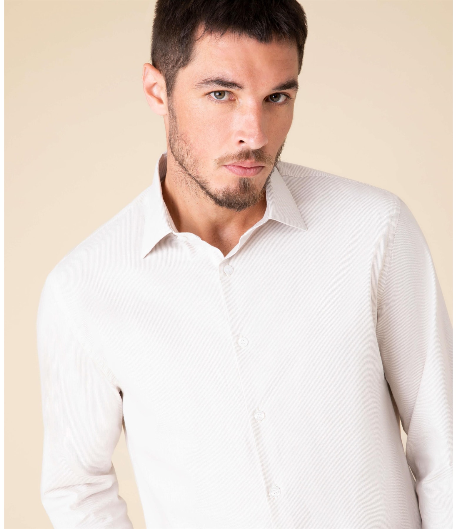Camisa Boris Traveller Ml Bege