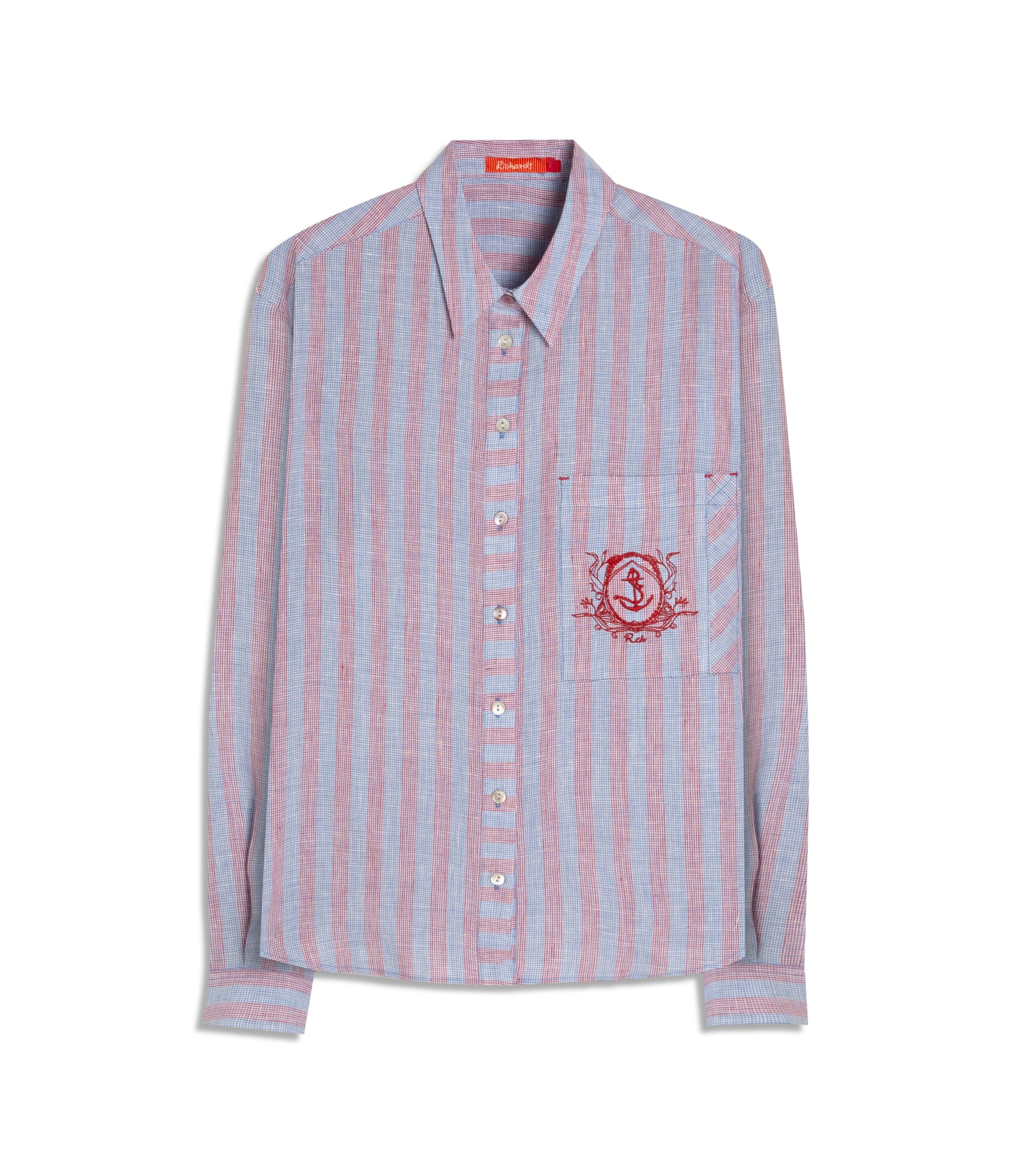 Camisa Bridget Linho Blend Azul Bic