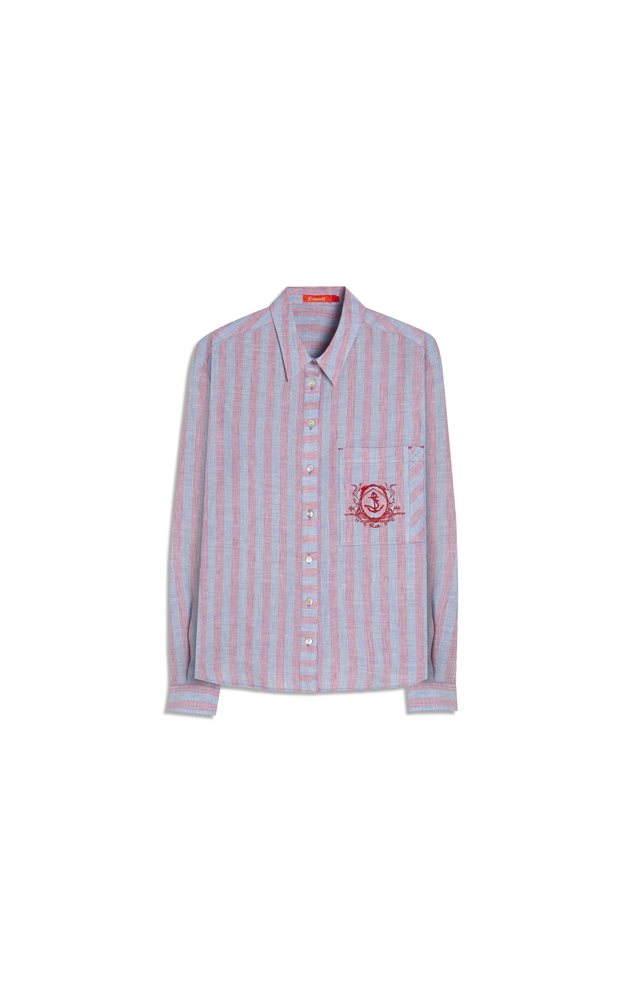 Camisa Bridget Linho Blend Azul Bic