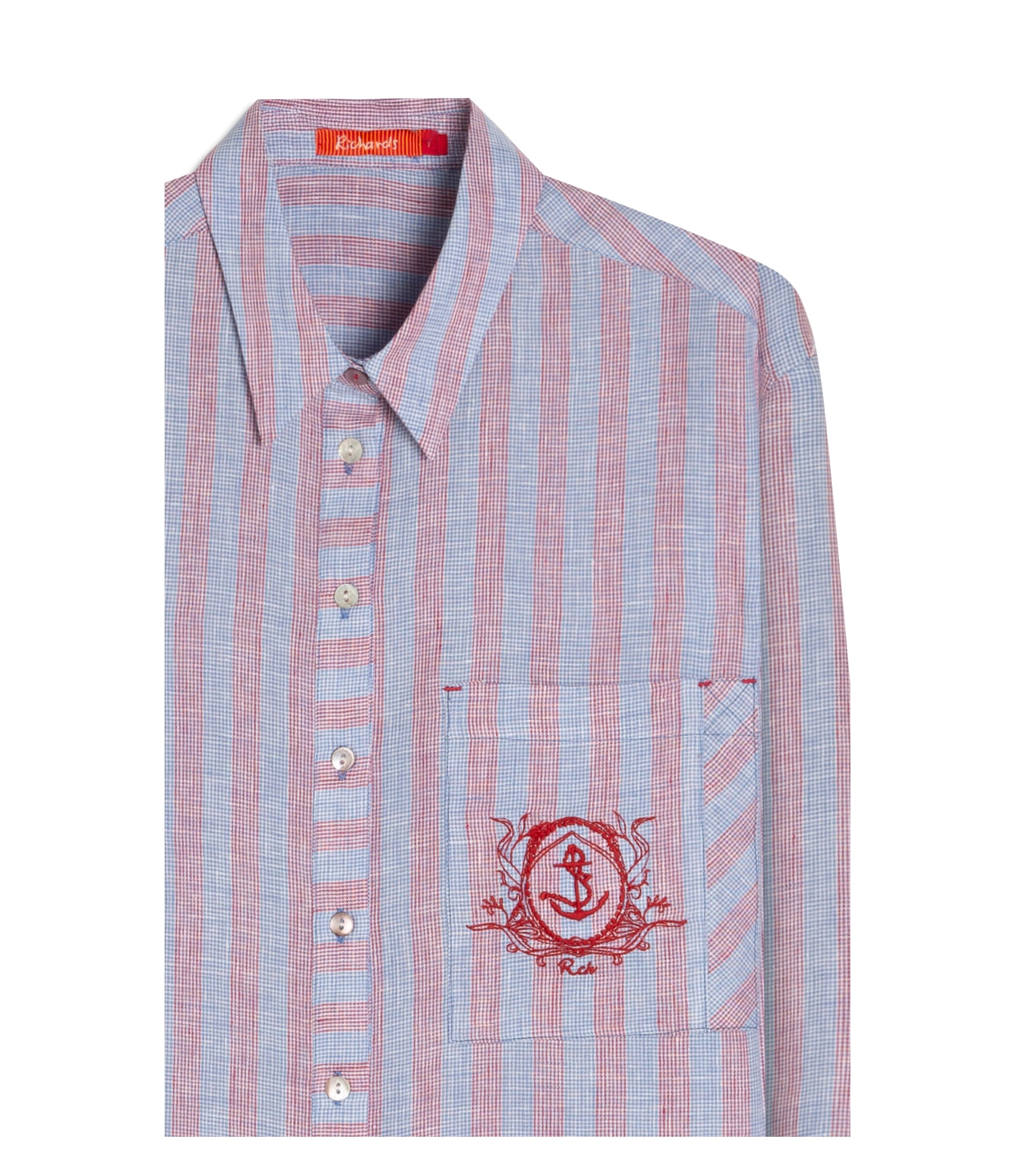 Camisa Bridget Linho Blend Azul Bic