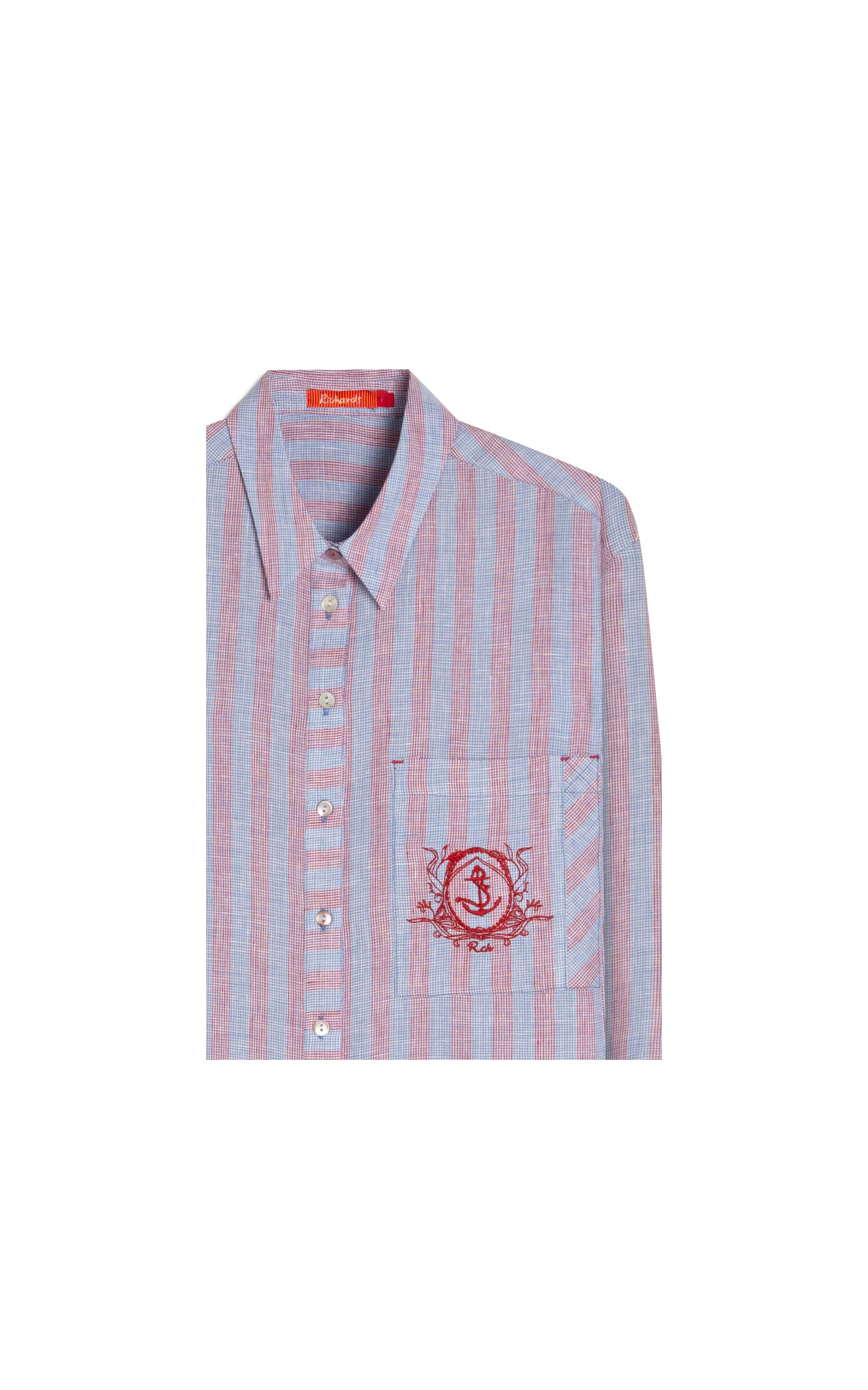 Camisa Bridget Linho Blend Azul Bic