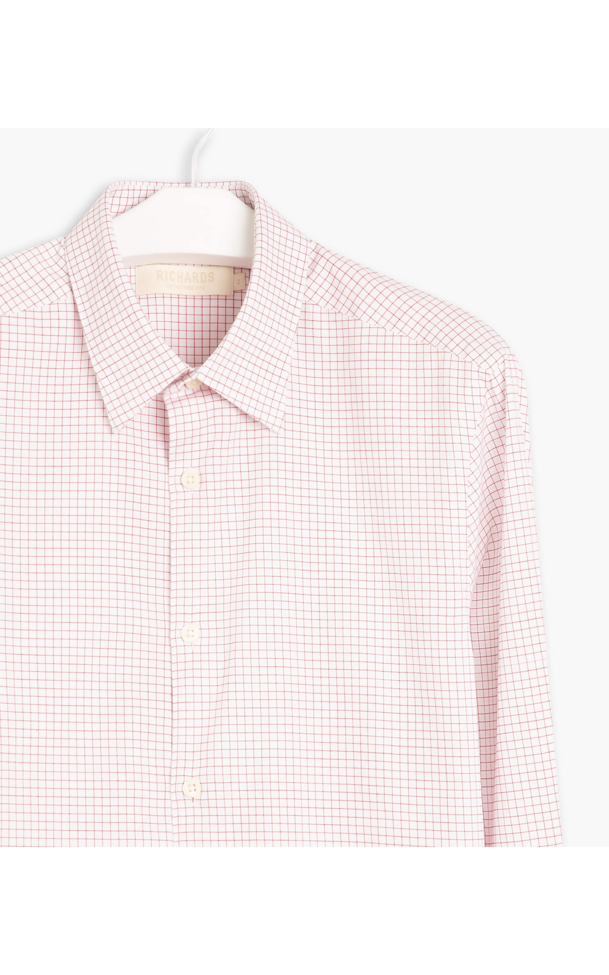 Camisa Buenos Aires Xadrez Ml Vermelho