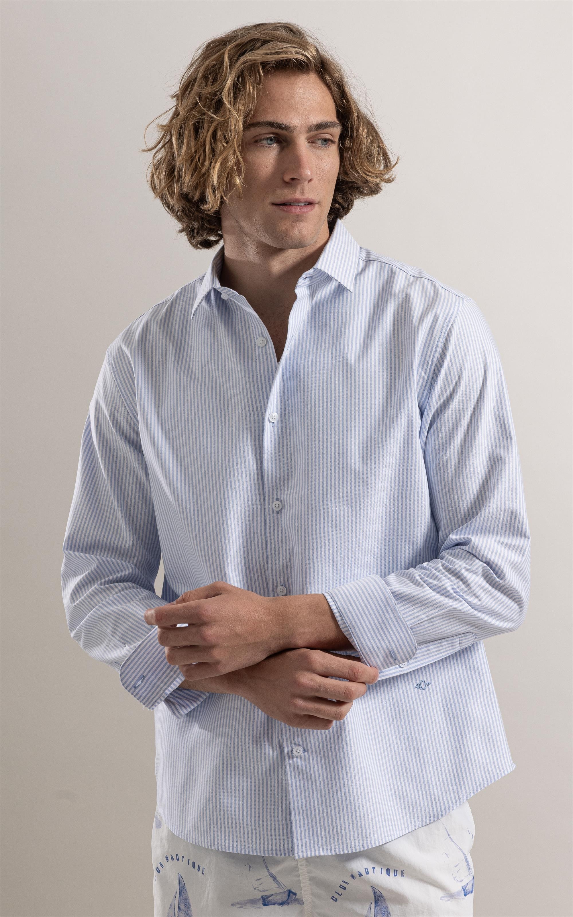Camisa Caicos Azul Pervante