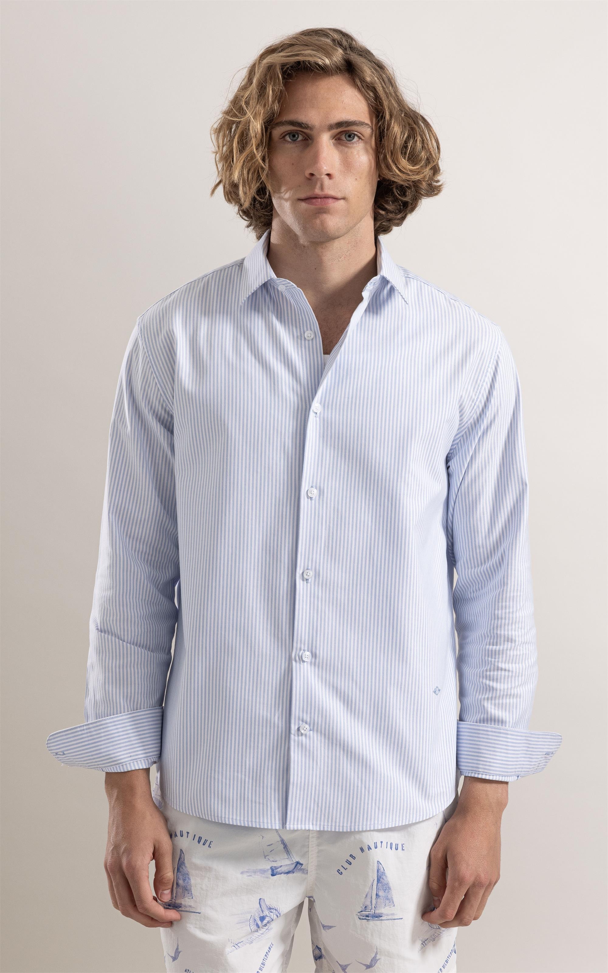 Camisa Caicos Azul Pervante
