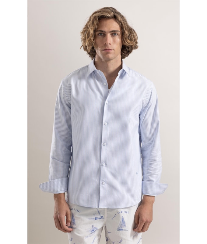 Camisa Caicos Azul Pervante