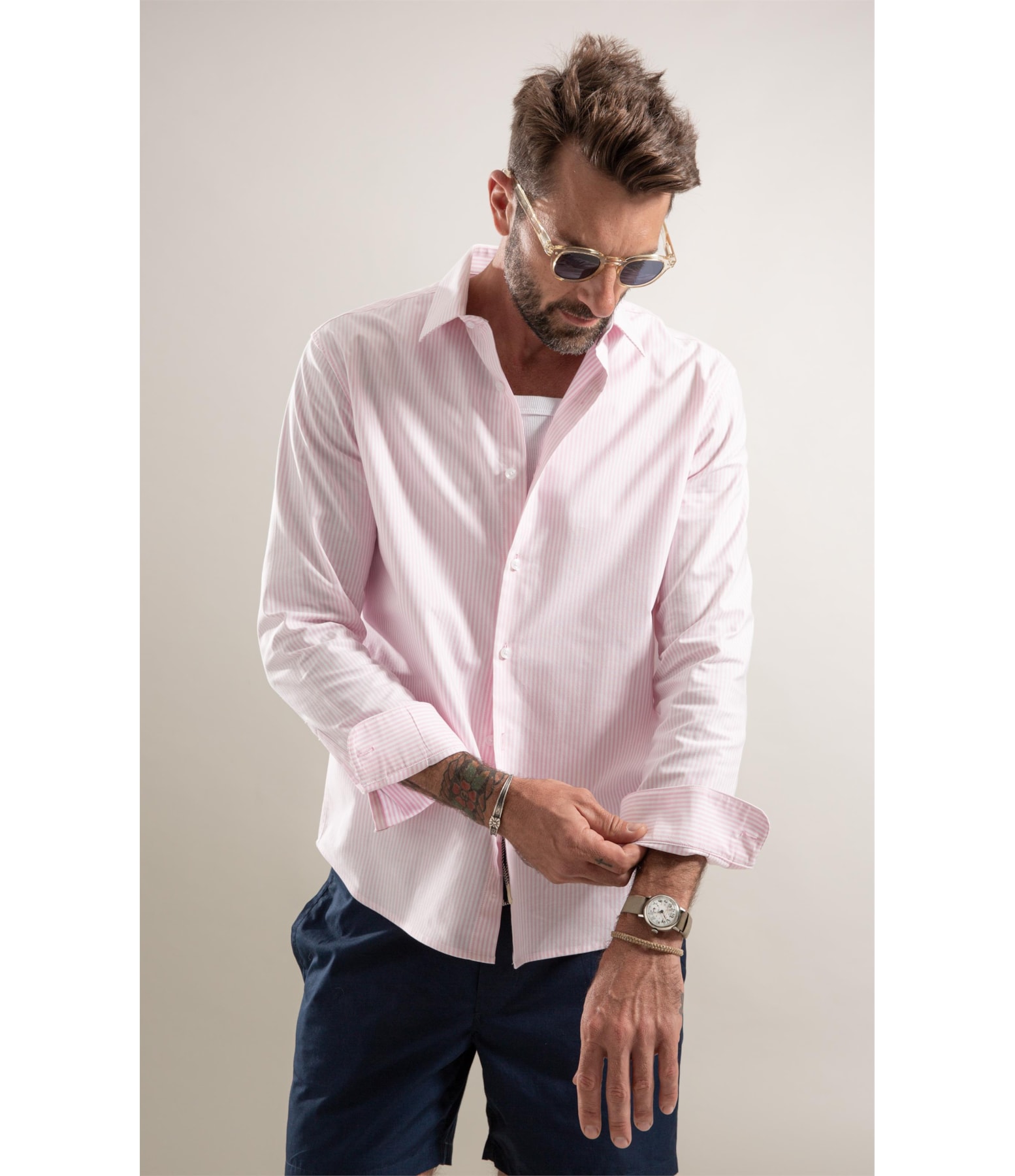 Camisa Caicos Rosa