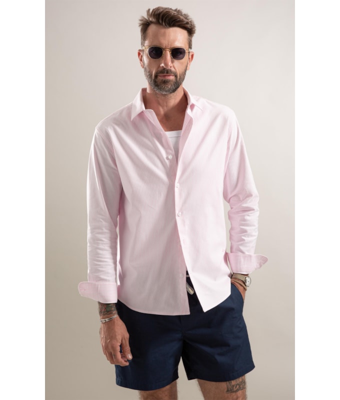 Camisa Caicos Rosa