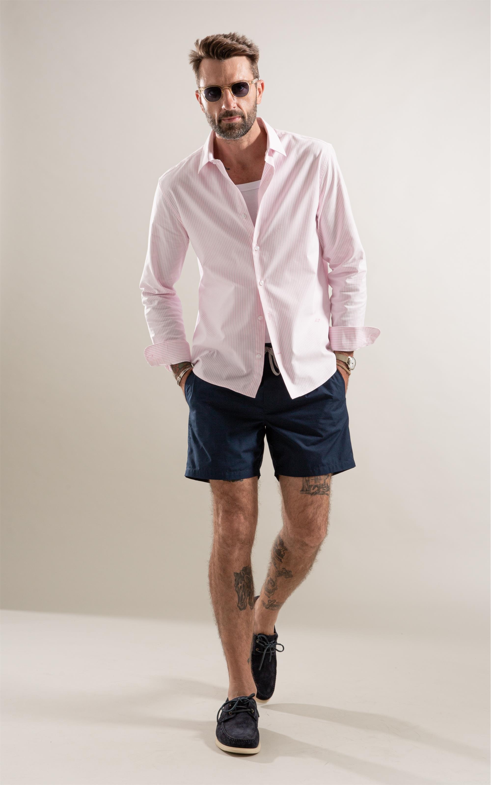 Camisa Caicos Rosa