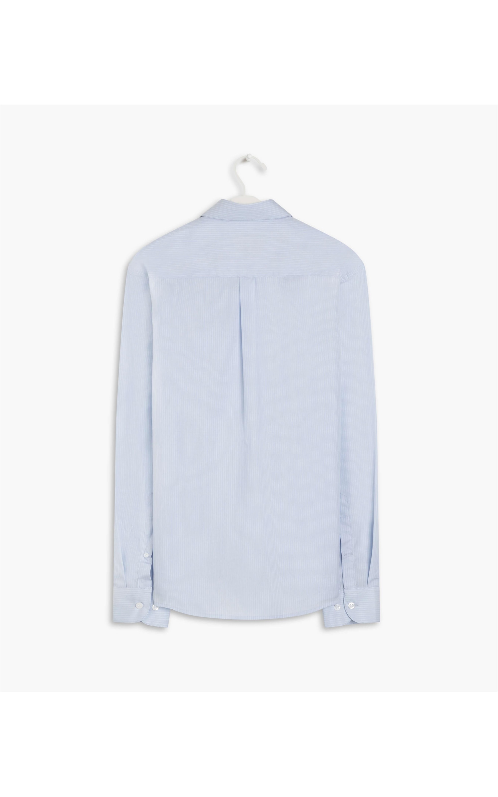 Camisa Caio Traveller Ft Listrado Ml Azul Claro