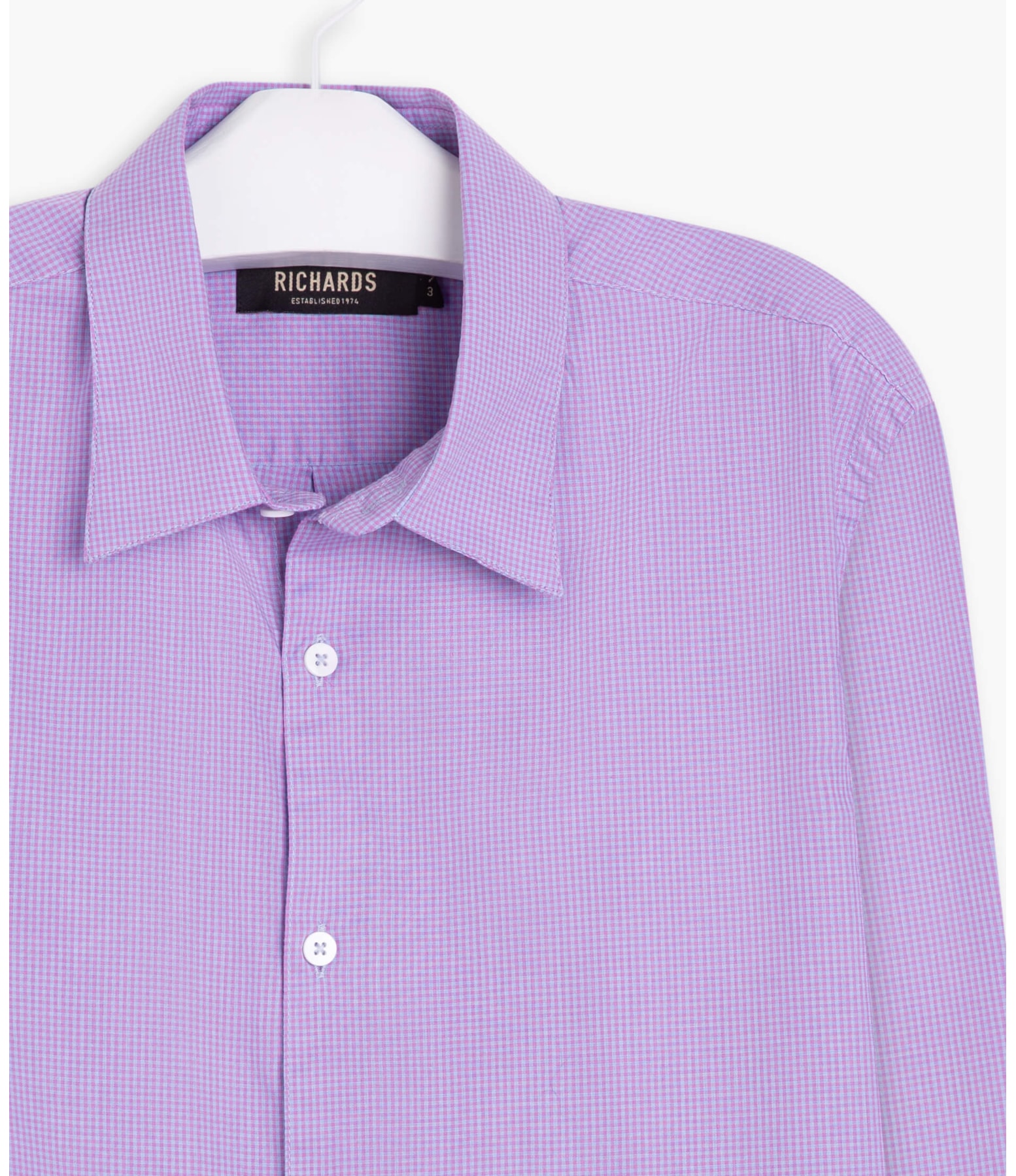  Camisa Caio Xadrez Ml Rosa