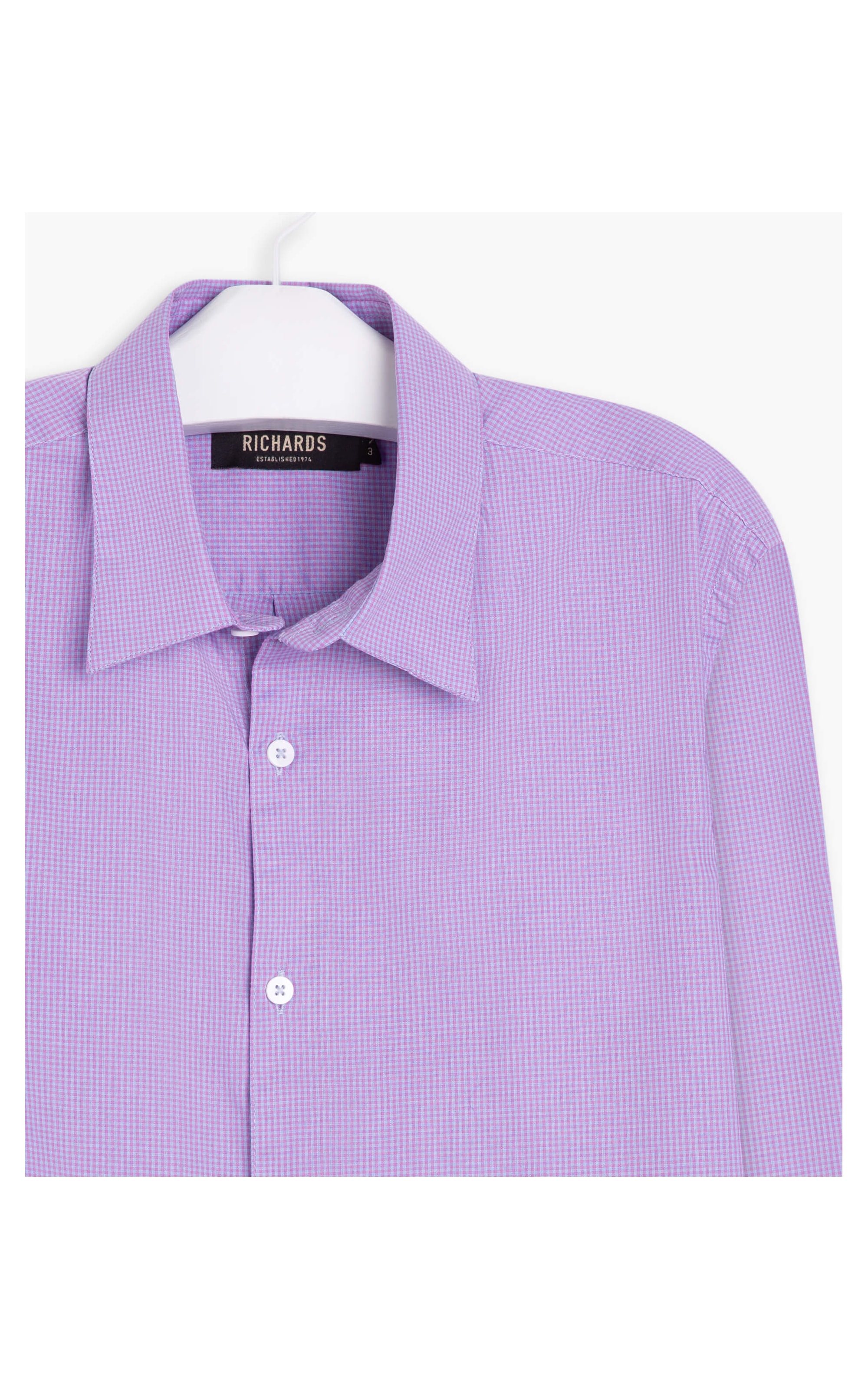  Camisa Caio Xadrez Ml Rosa
