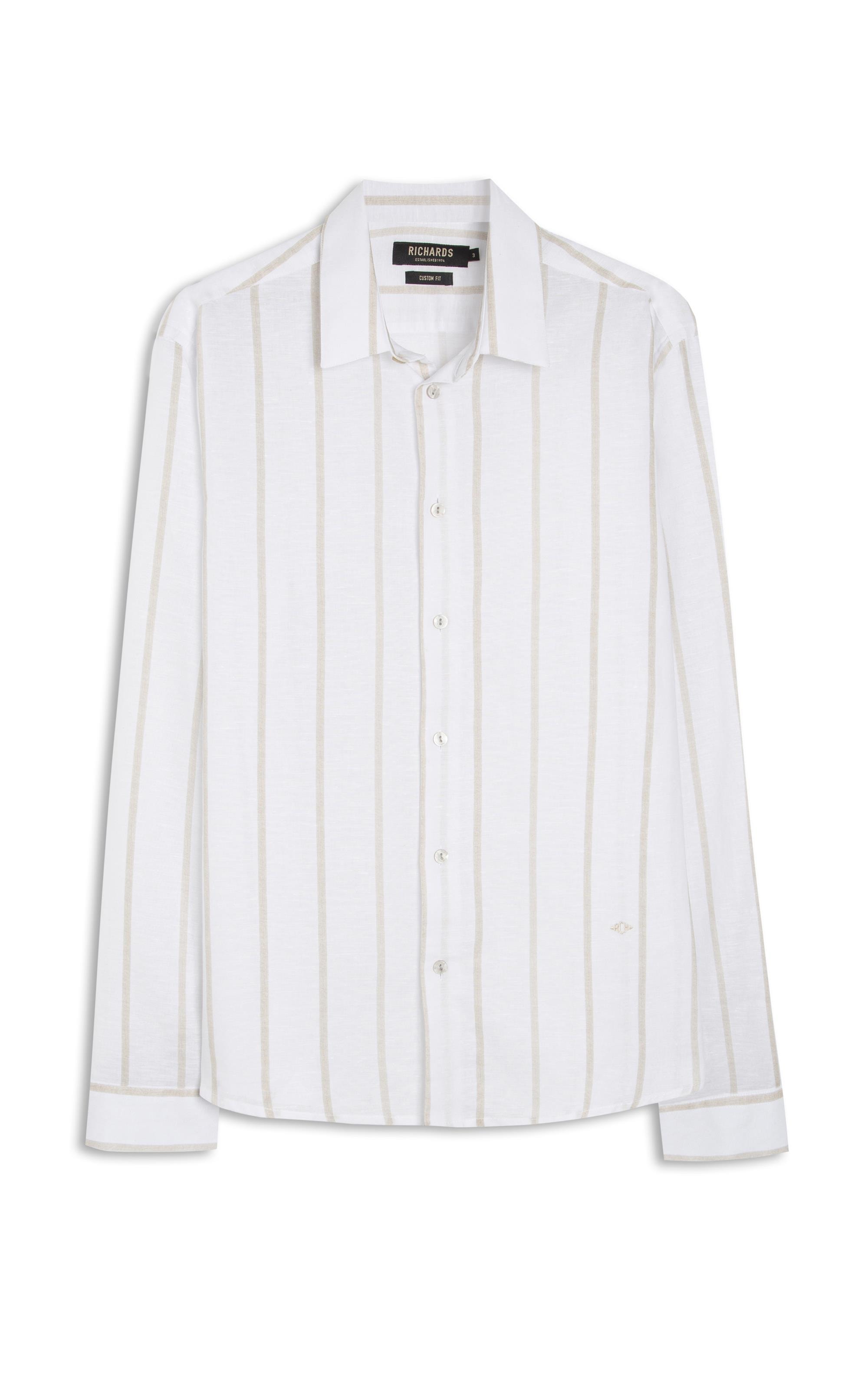 Camisa Cannes Linho Caqui