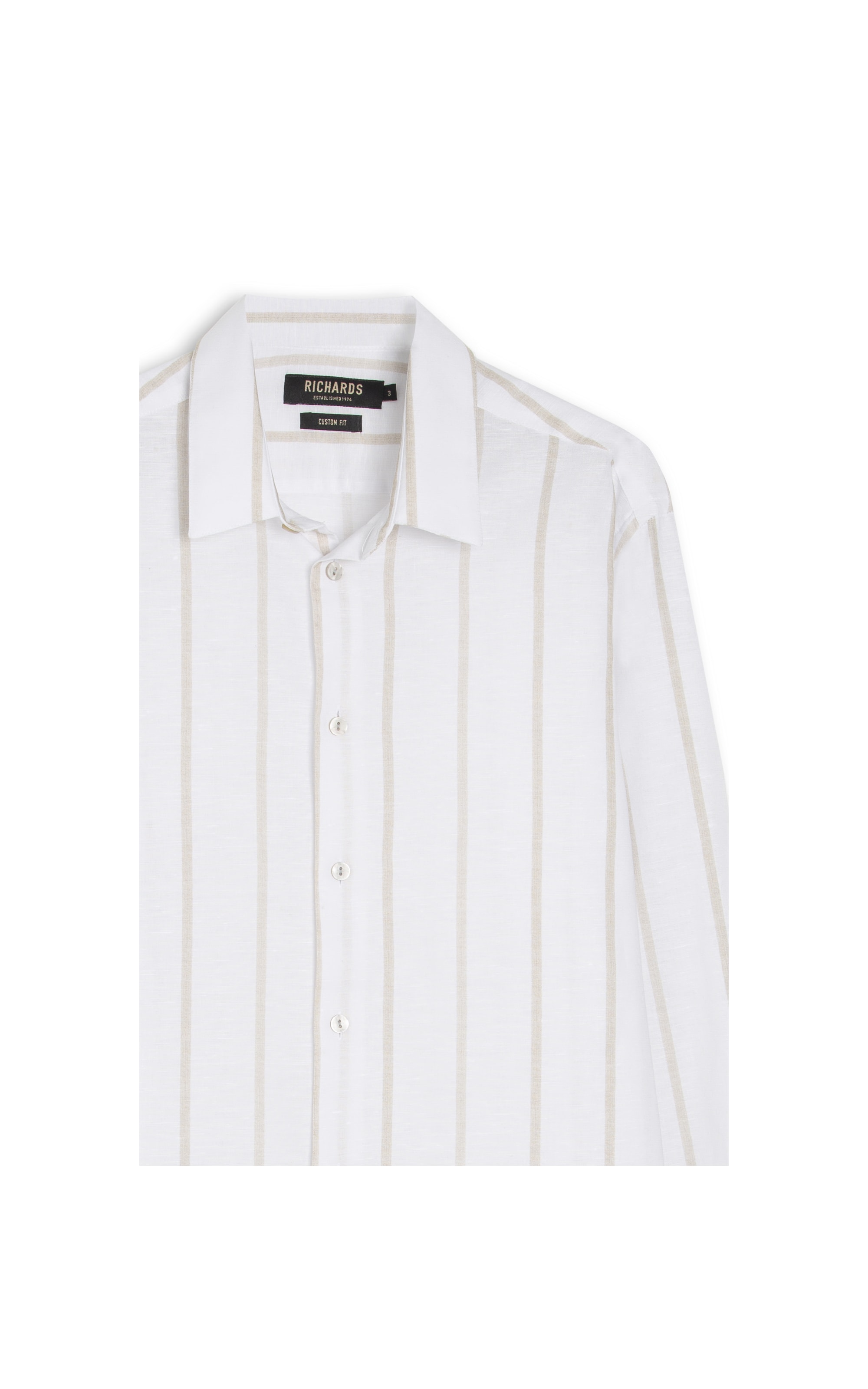 Camisa Cannes Linho Caqui