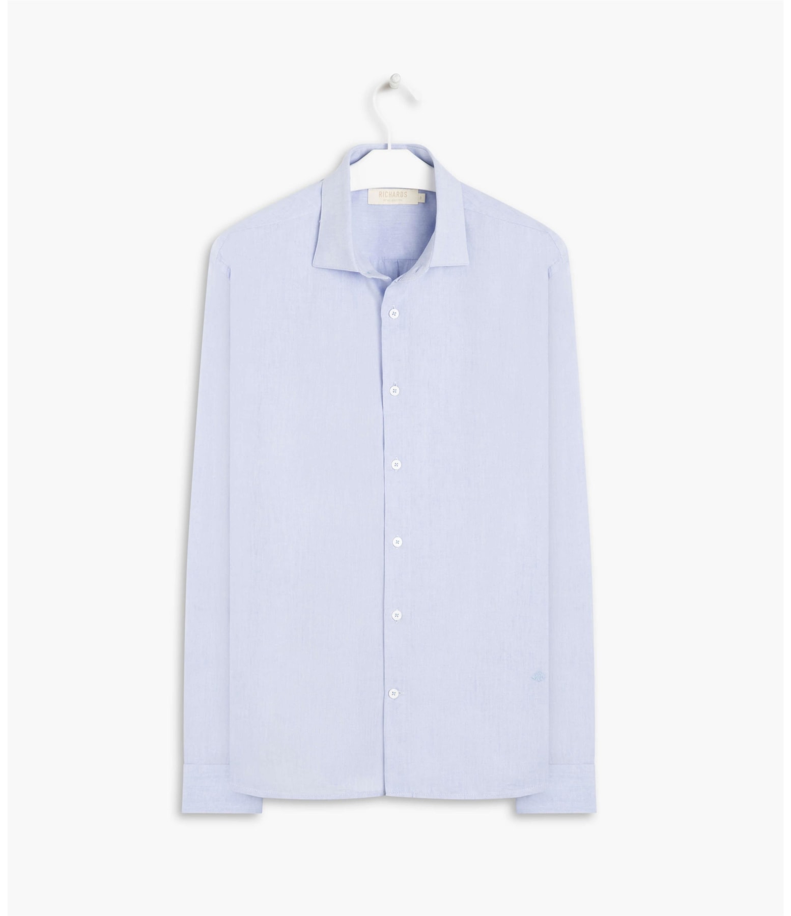 Camisa Capri Mescla Ml Azul Bic