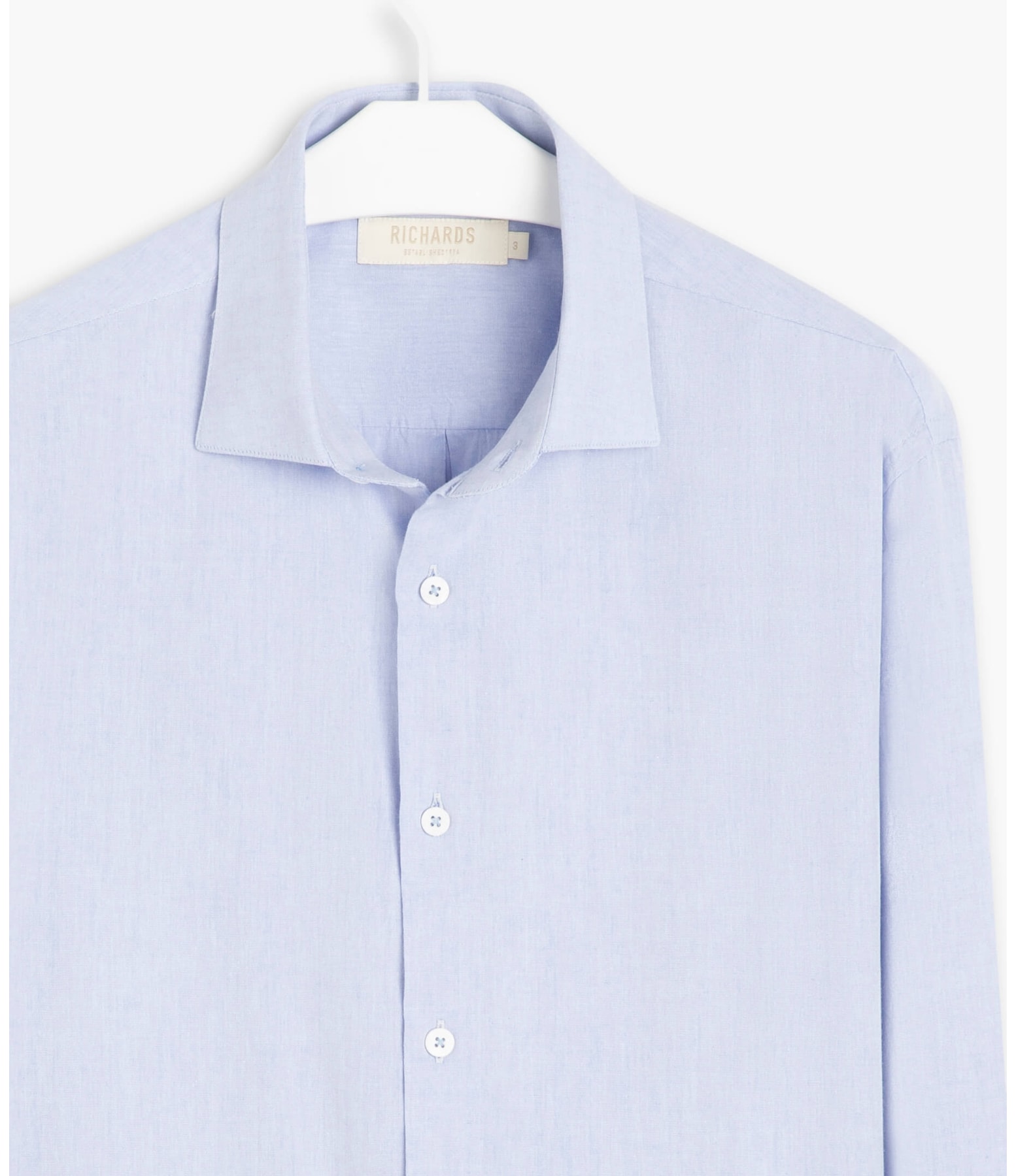 Camisa Capri Mescla Ml Azul Bic