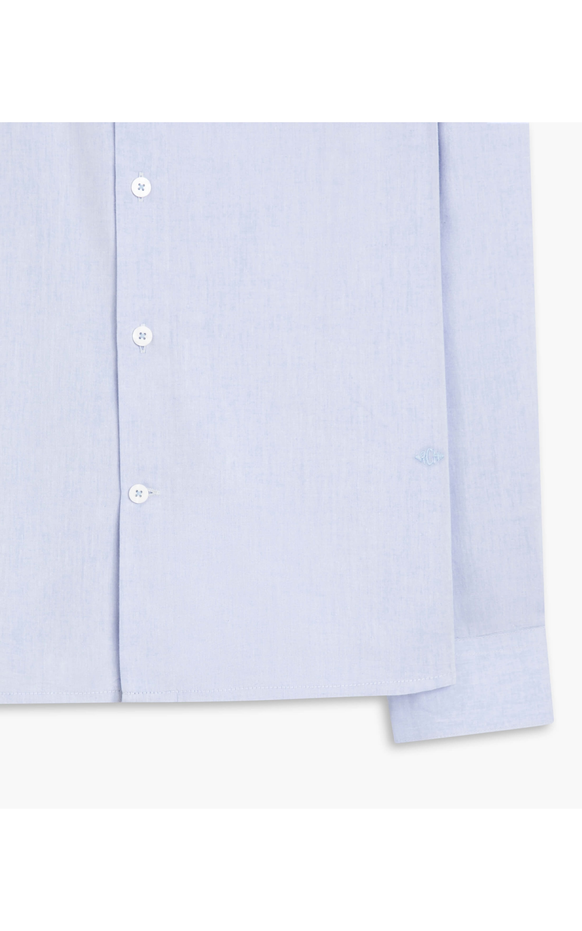 Camisa Capri Mescla Ml Azul Bic