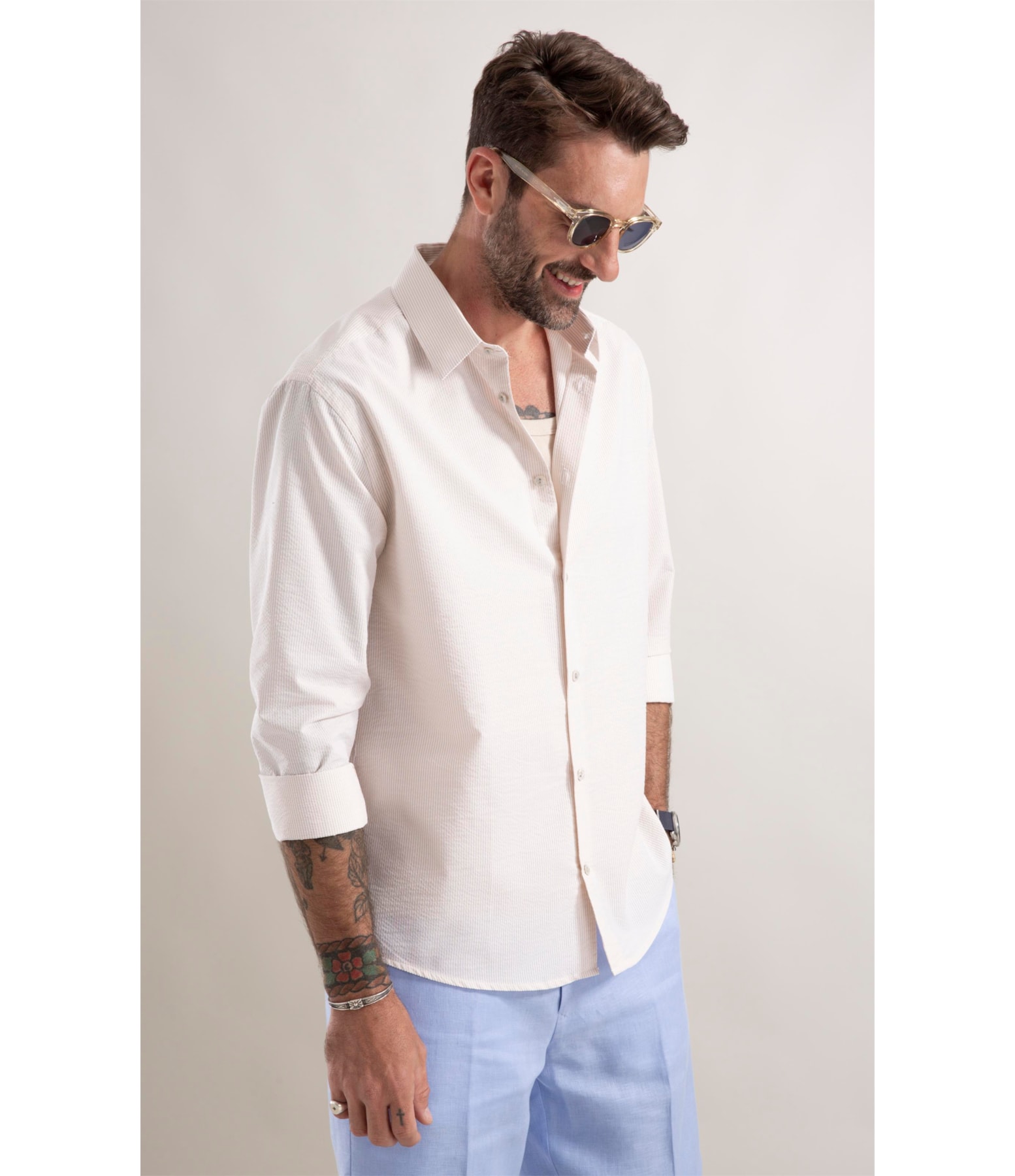Camisa Casual Natural