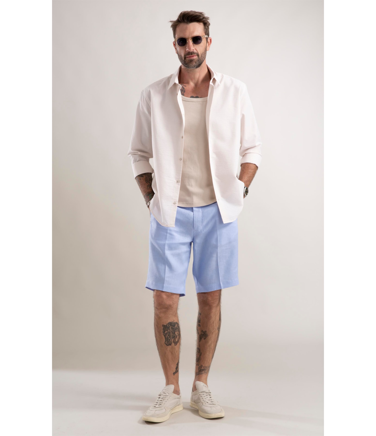Camisa Casual Natural