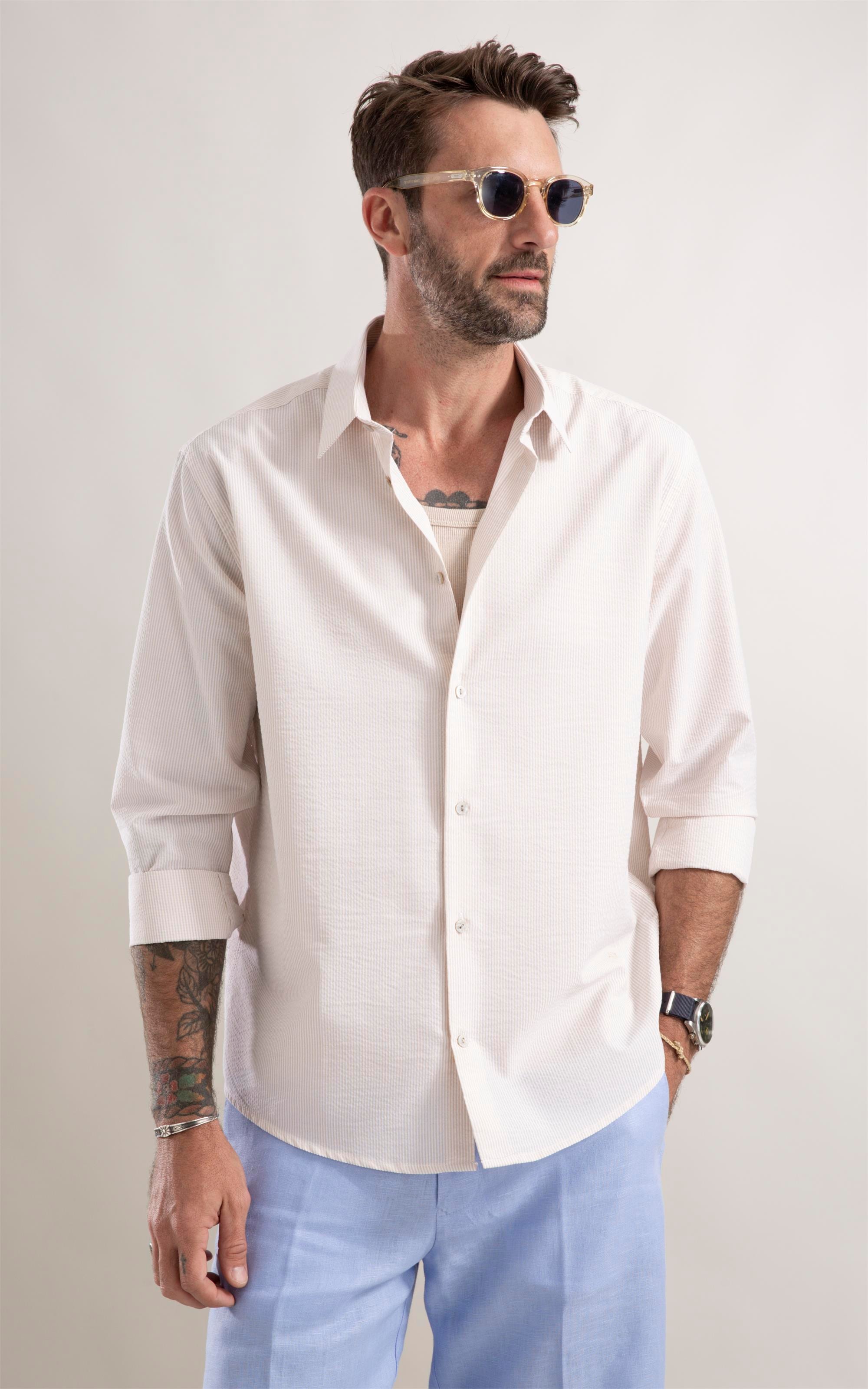 Camisa Casual Natural