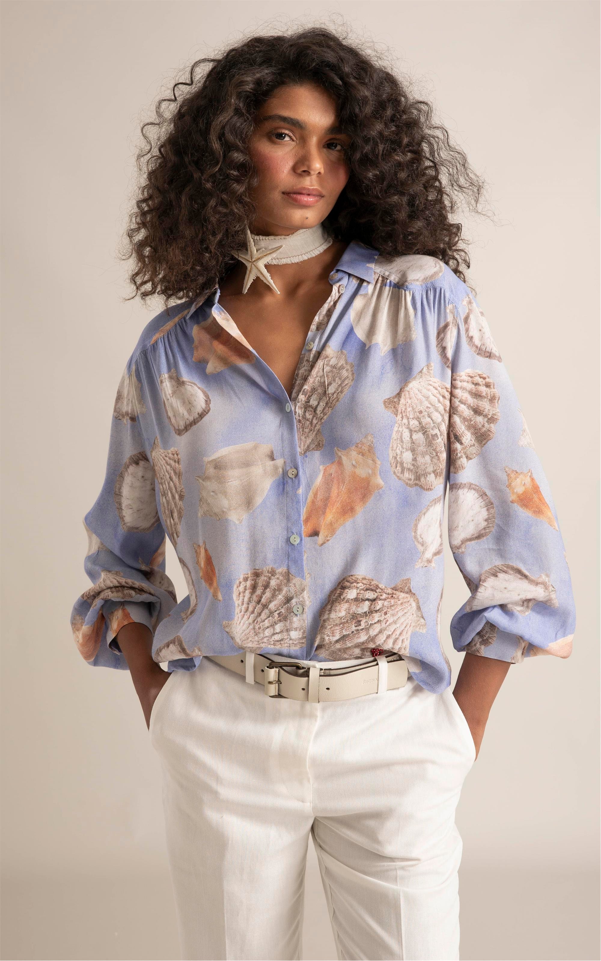 Camisa Catarina Will Sand Hortencia