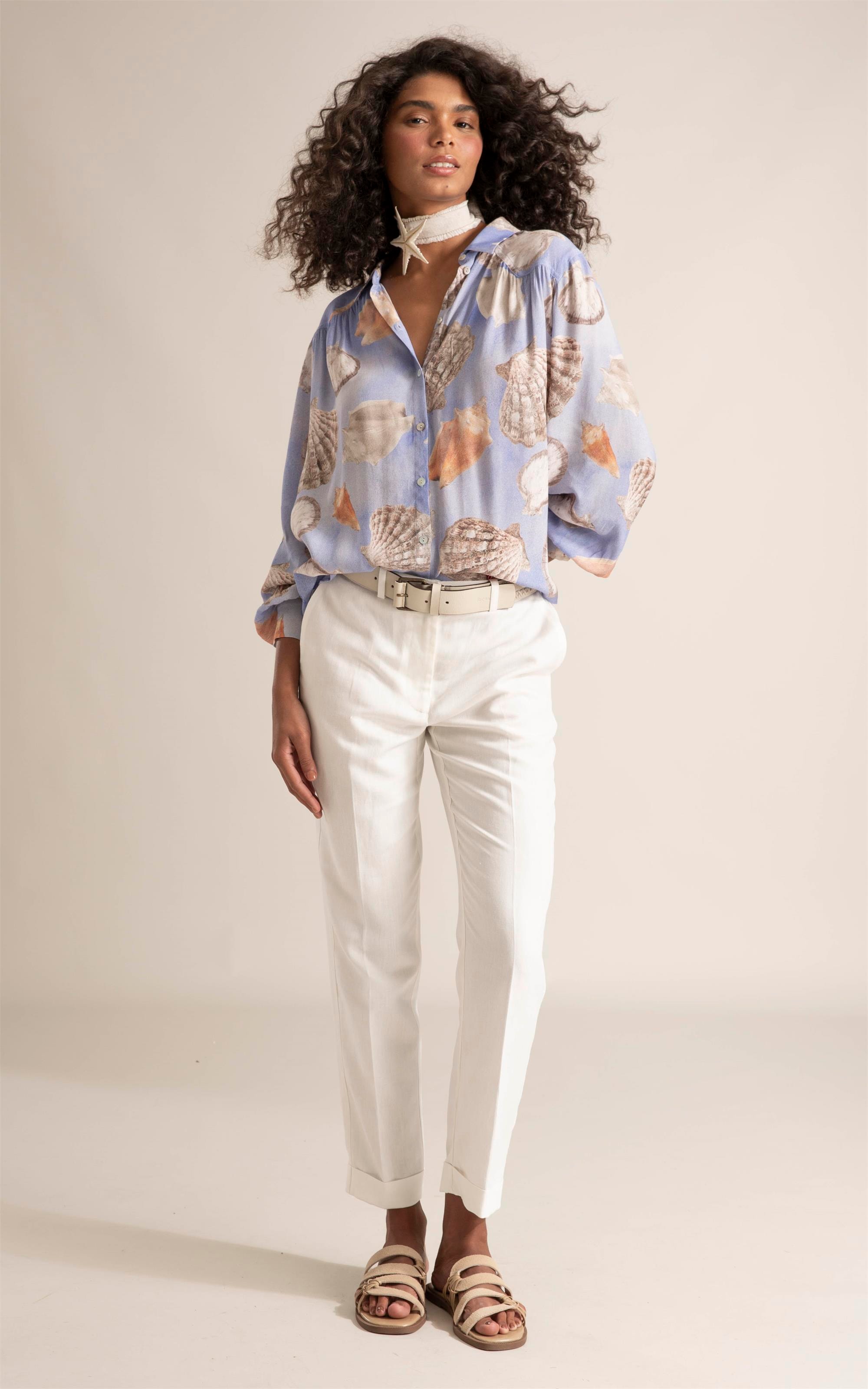 Camisa Catarina Will Sand Hortencia