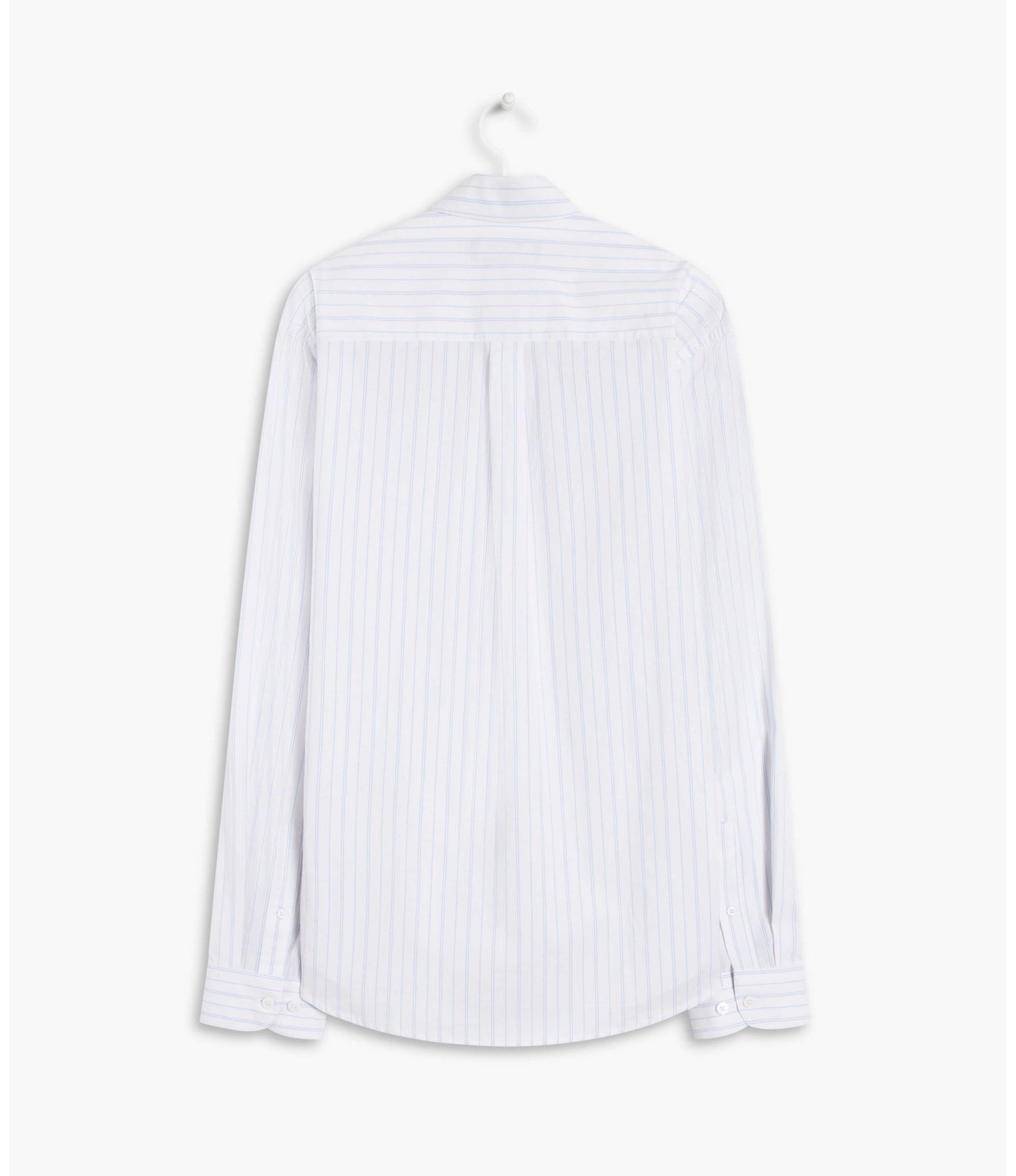 Camisa Cauã Traveller Ft Listrado Ml Azul Claro