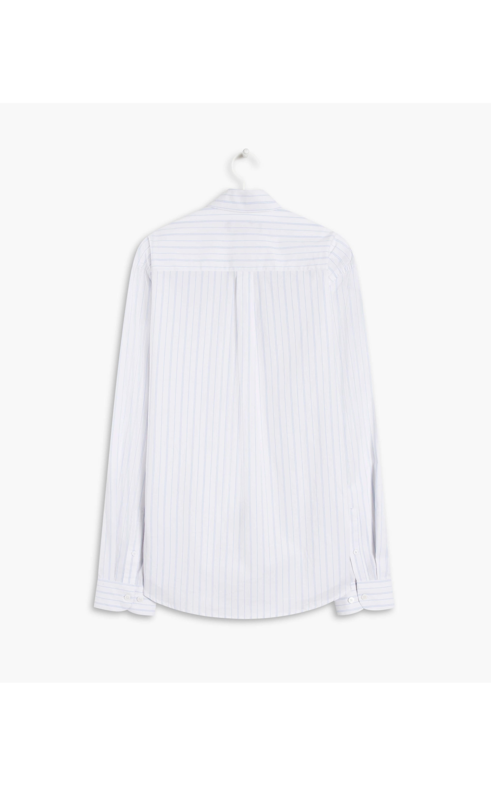 Camisa Cauã Traveller Ft Listrado Ml Azul Claro