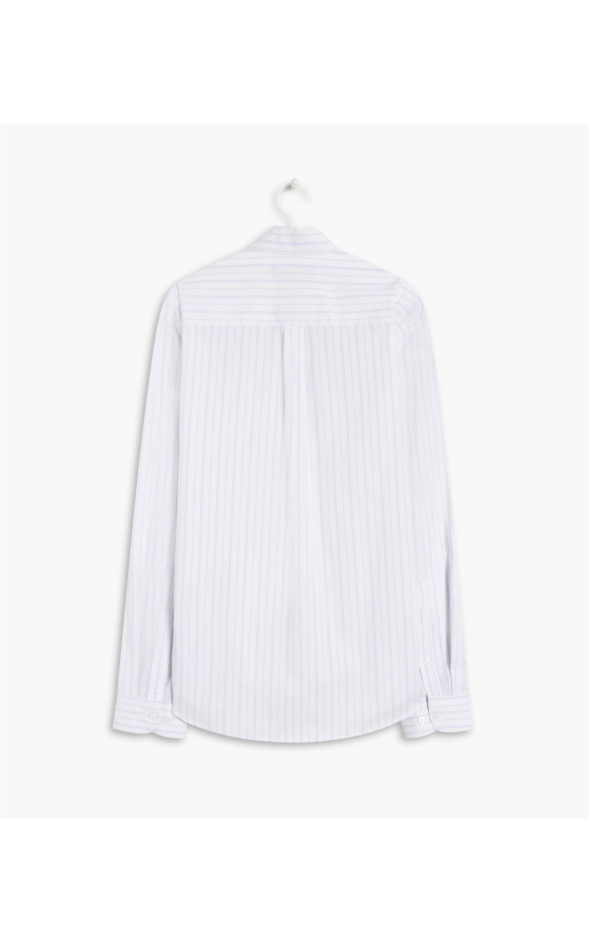 Camisa Cauã Traveller Ft Listrado Ml Azul Claro