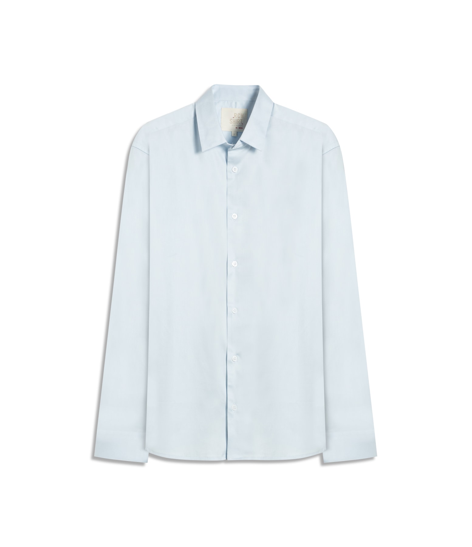 Camisa Cetim Ly Ml Azul Claro