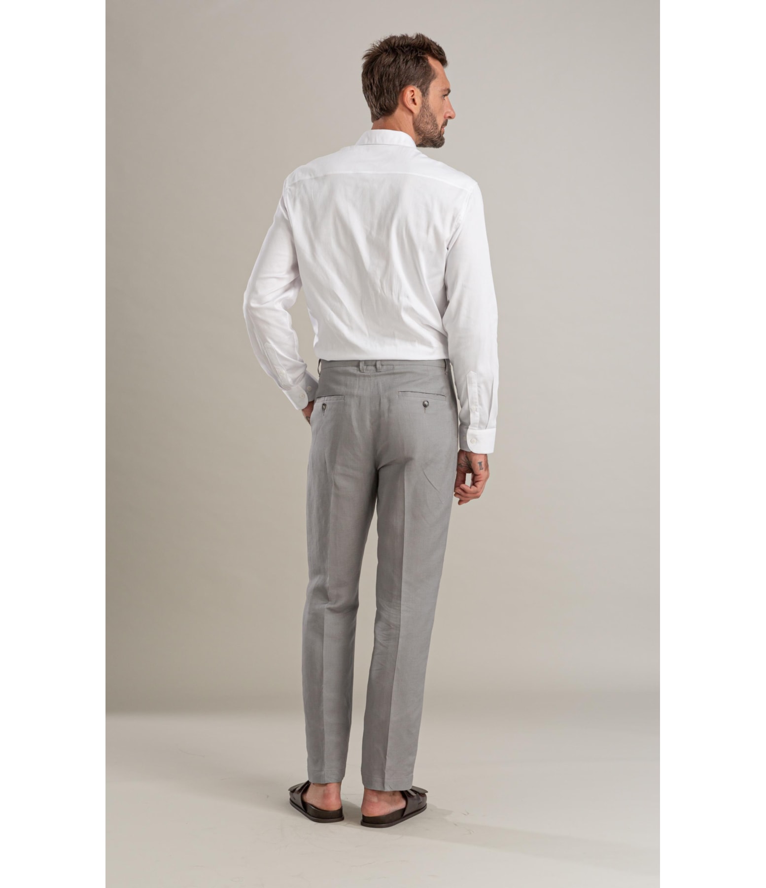 Camisa Cetim Ly Ml Branco