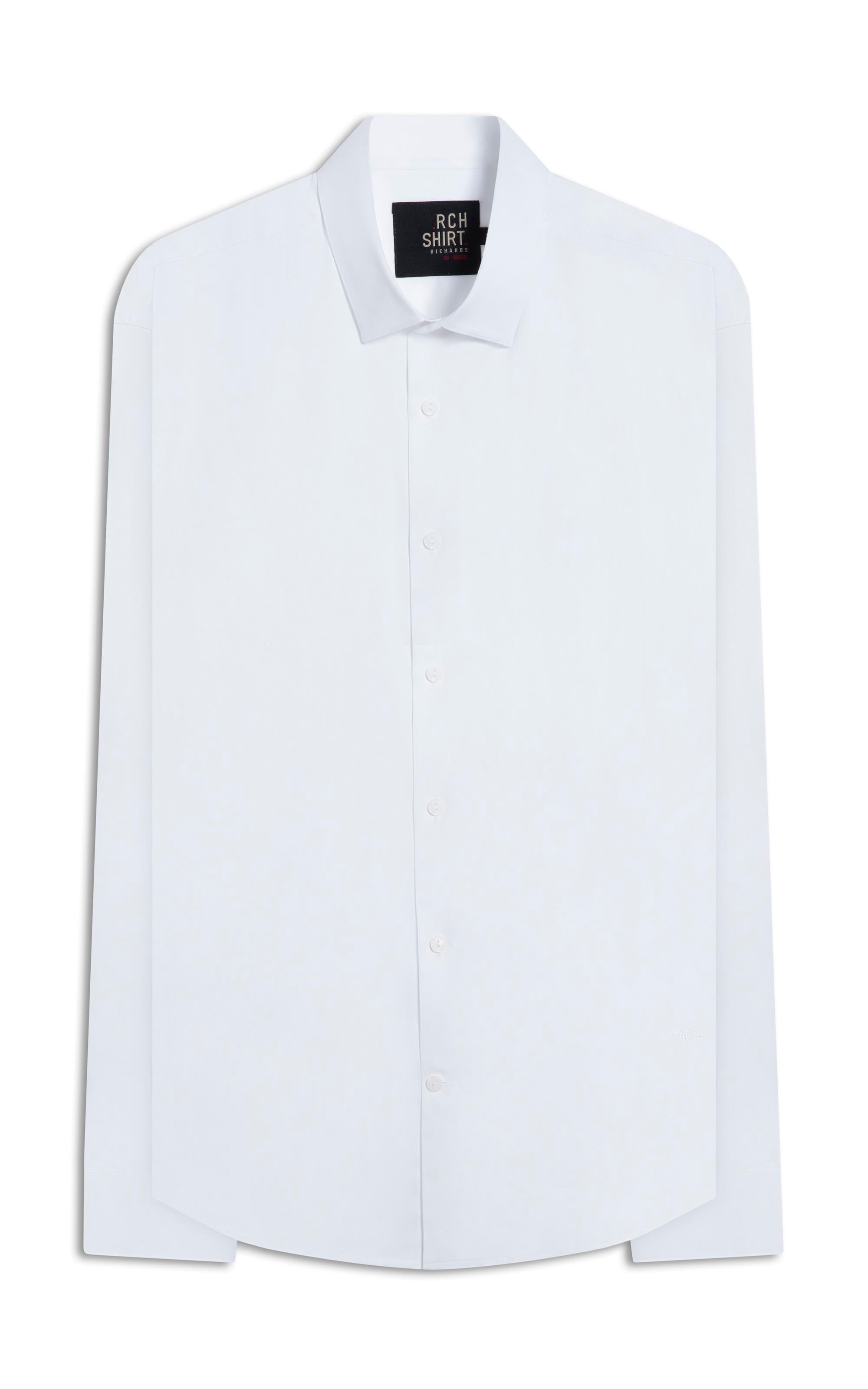 Camisa Cetim Lycra  Branco