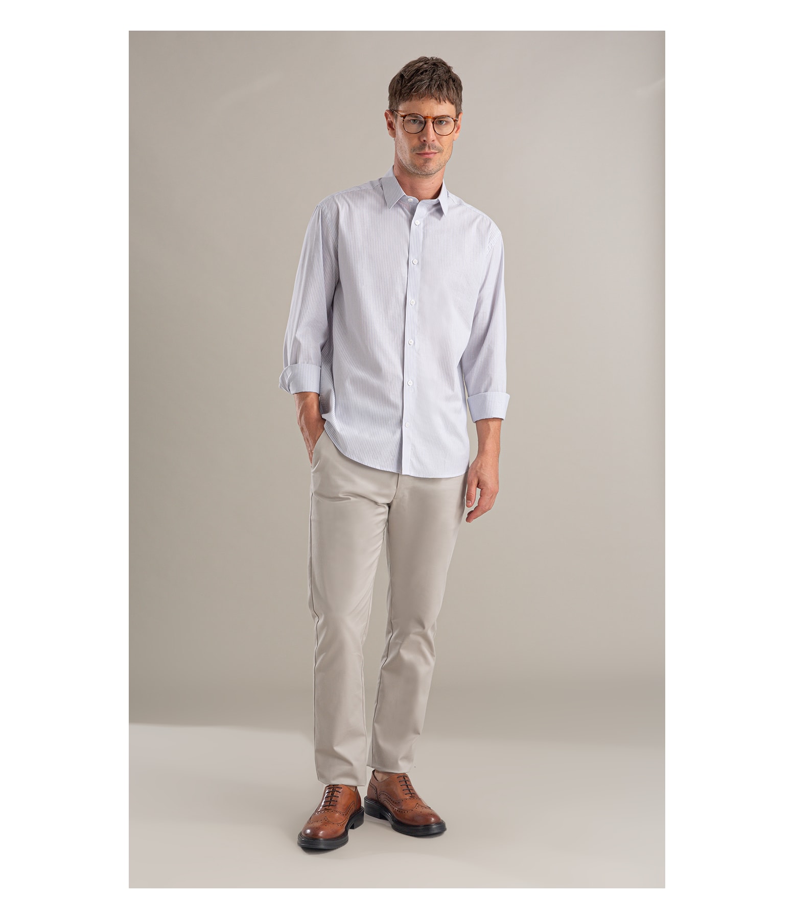 Camisa Cetim Lycra  Branco