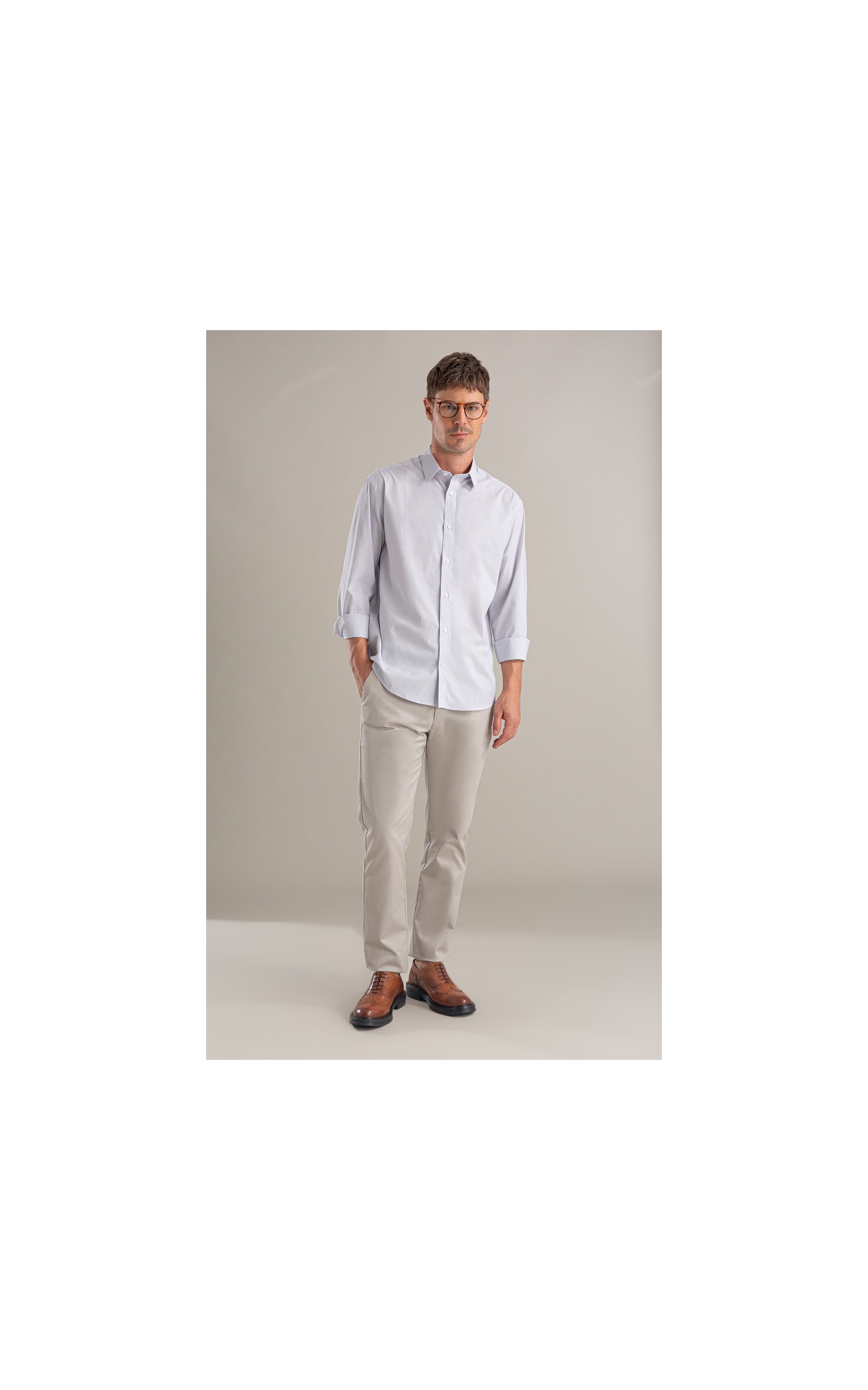 Camisa Cetim Lycra  Branco