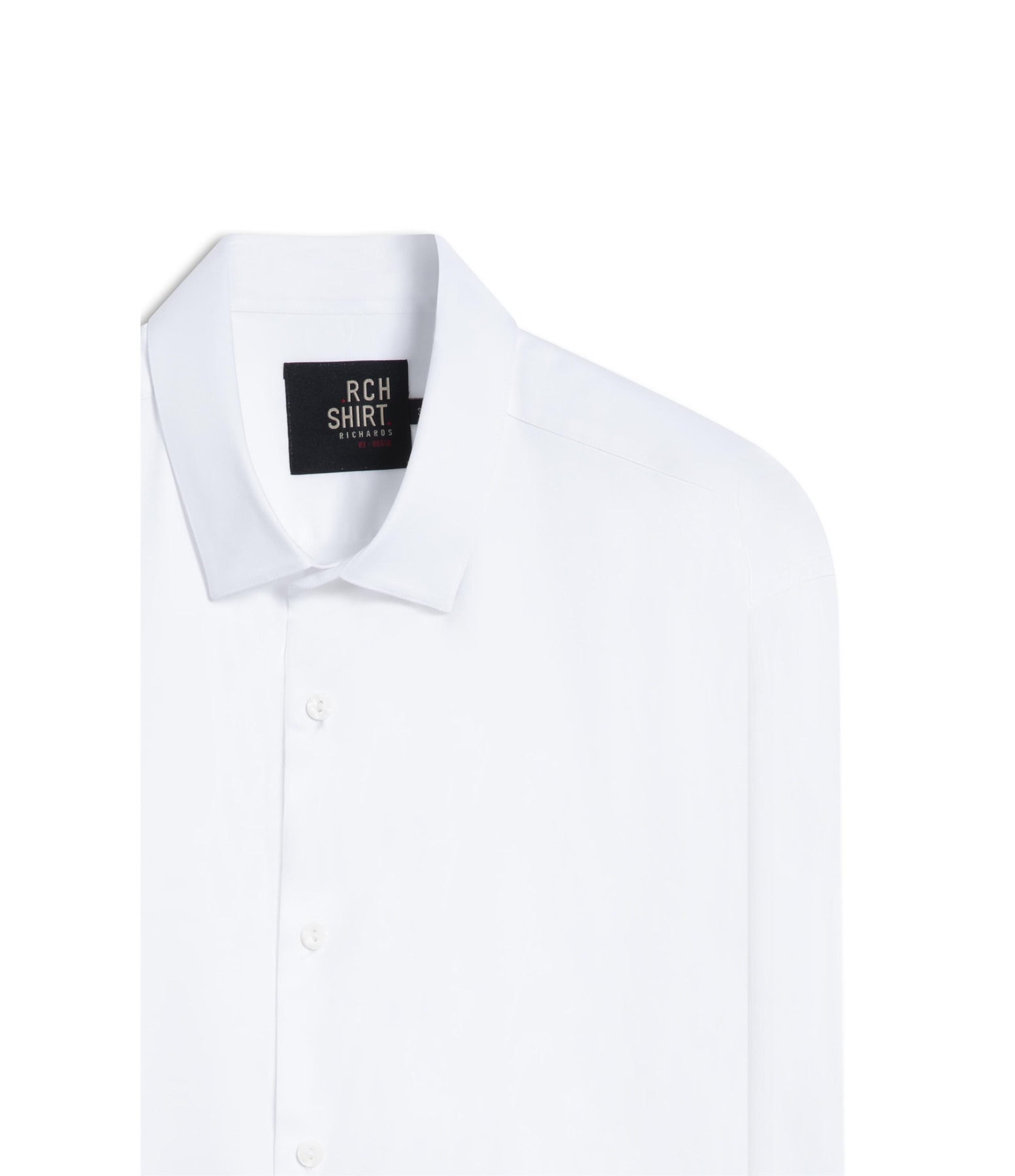 Camisa Cetim Lycra Ml  Branco
