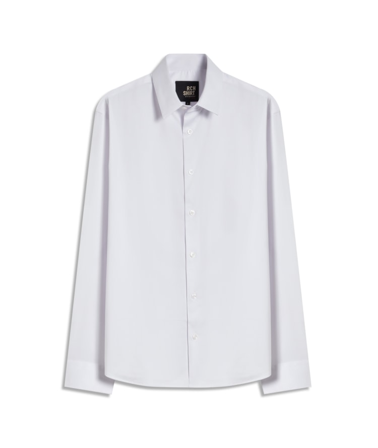 Camisa Cetim Modal Ml Branco