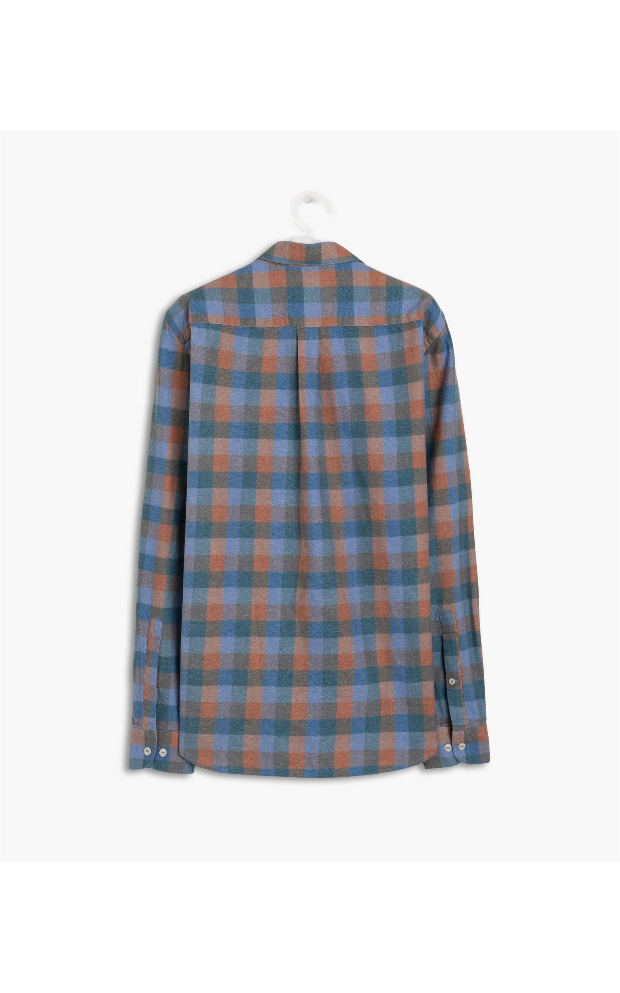 Camisa Charlie Flanela Ml Azul Bic