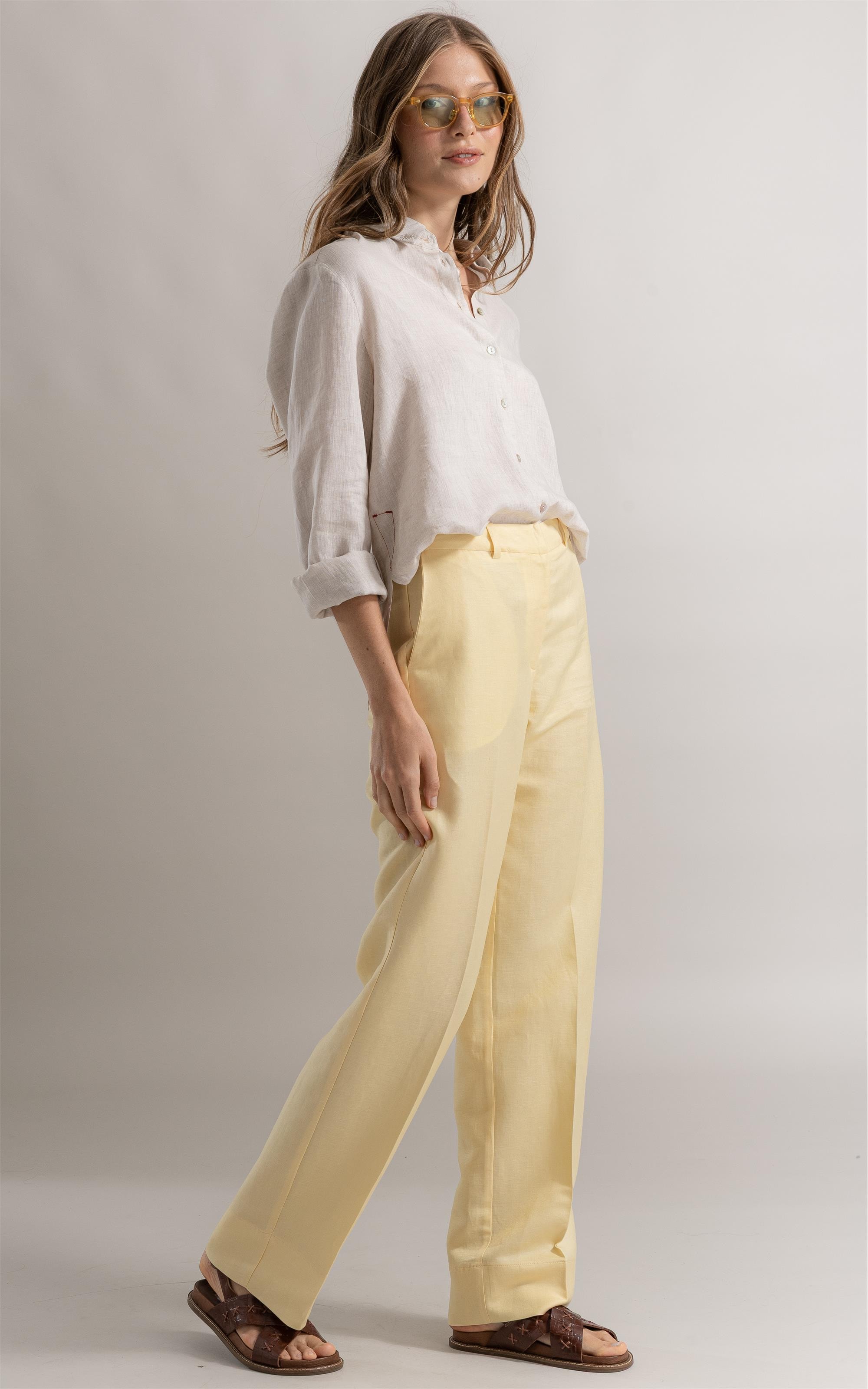 Camisa Charlotte Puro Linho Natural