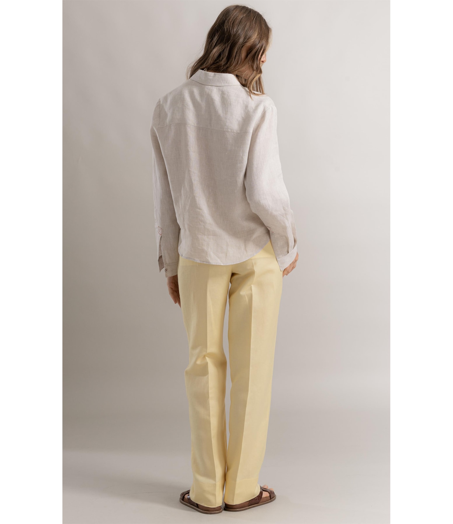Camisa Charlotte Puro Linho Natural