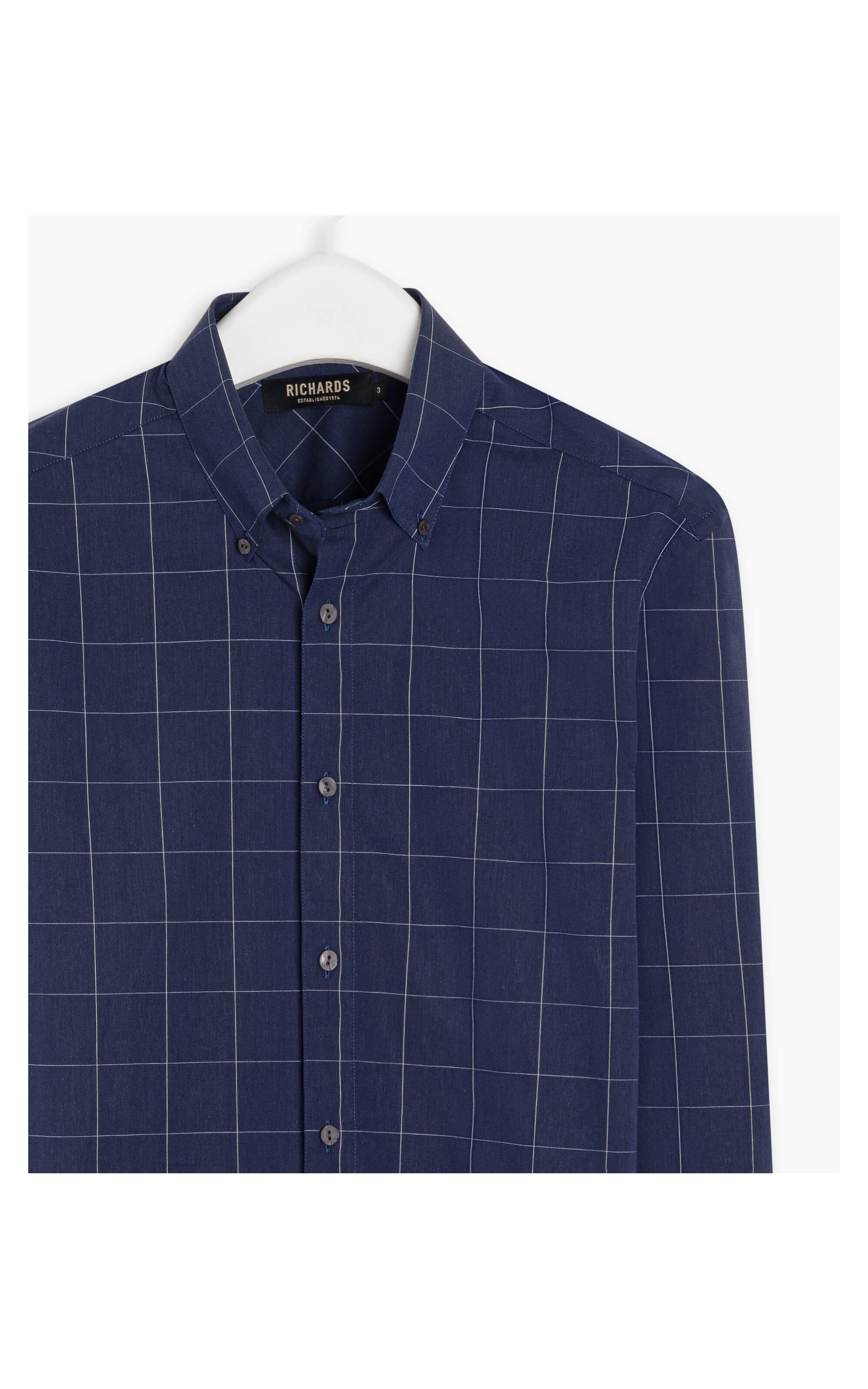Camisa Chess Ii Ml Marinho