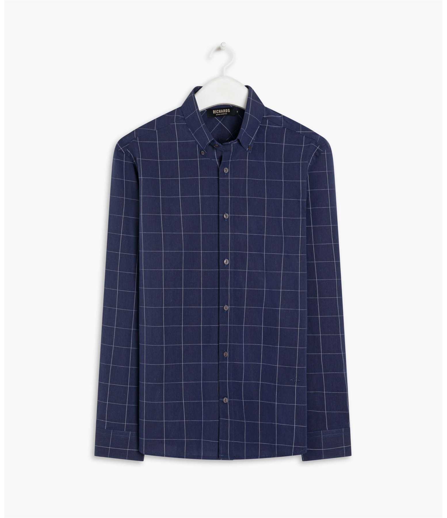 Camisa Chess Ii Ml Marinho