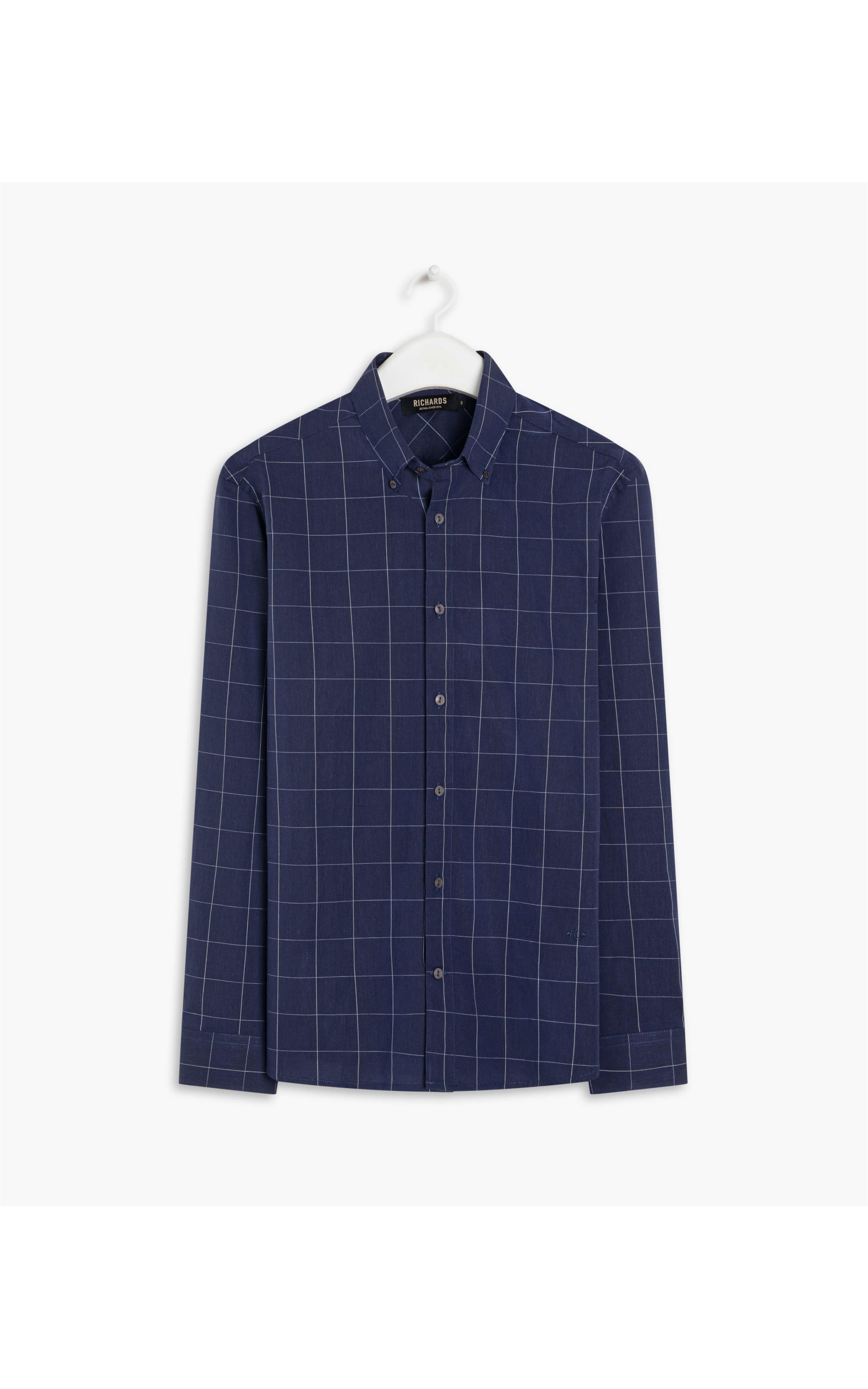 Camisa Chess Ii Ml Marinho
