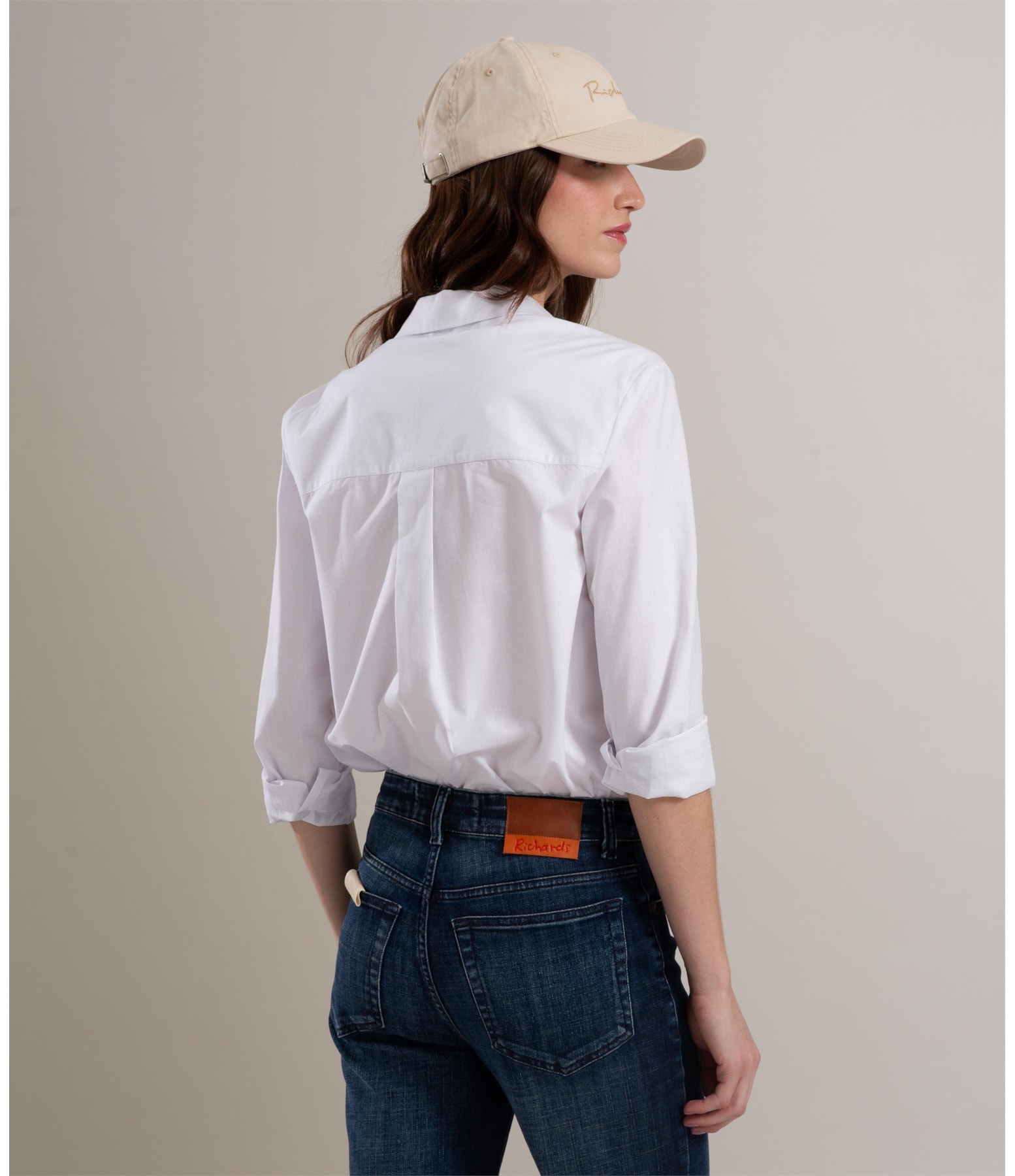 Camisa Classic Slouchy Algodao Branco
