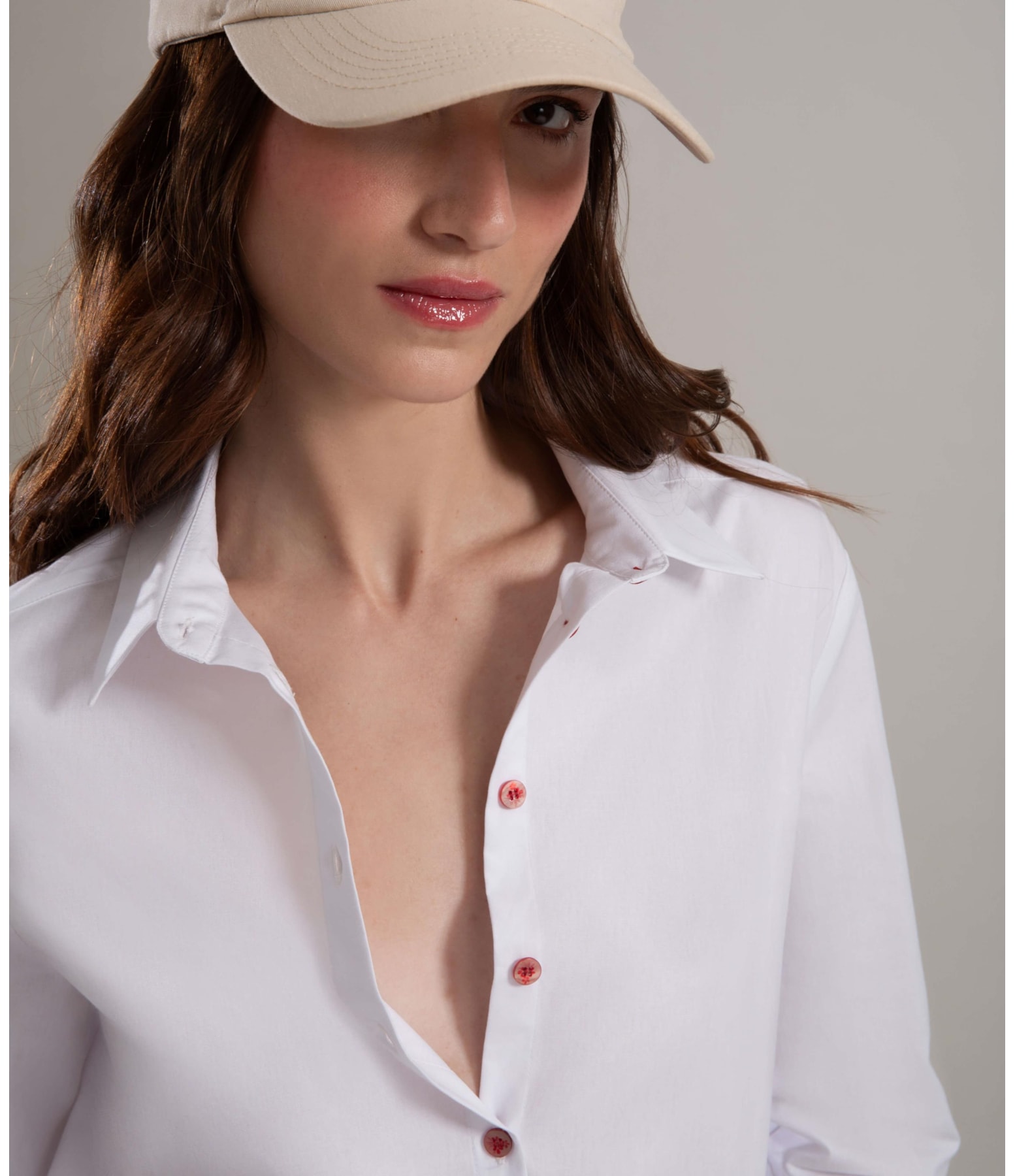 Camisa Classic Slouchy Algodao Branco