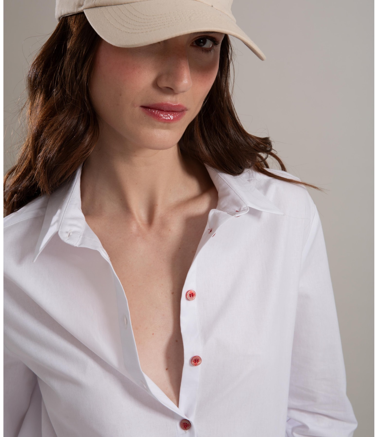 Camisa Classic Slouchy Algodao Branco