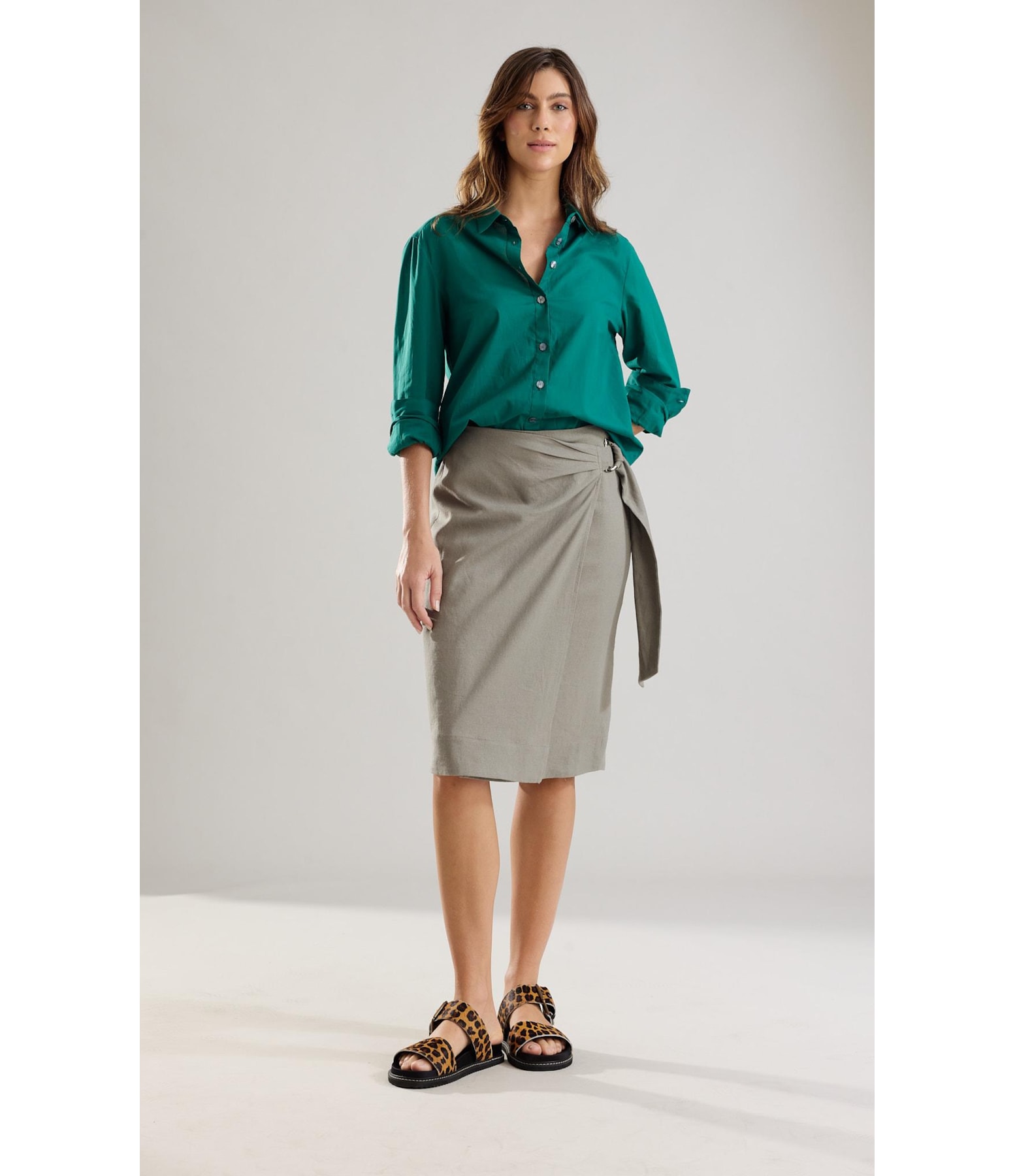 Camisa Classic Voil Floresta