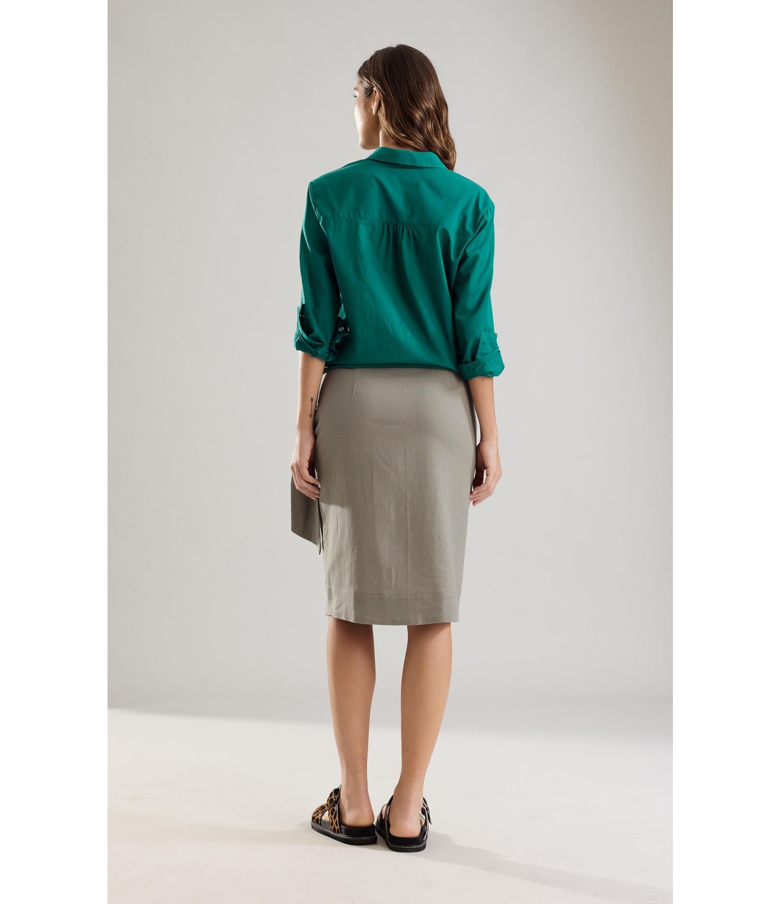 Camisa Classic Voil Floresta